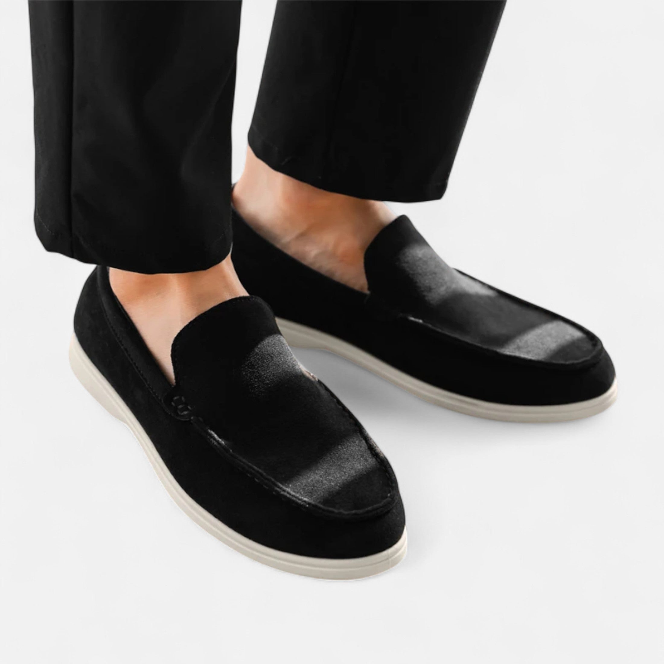 Duvrier | Men’s Suede Leather Driving Loafers