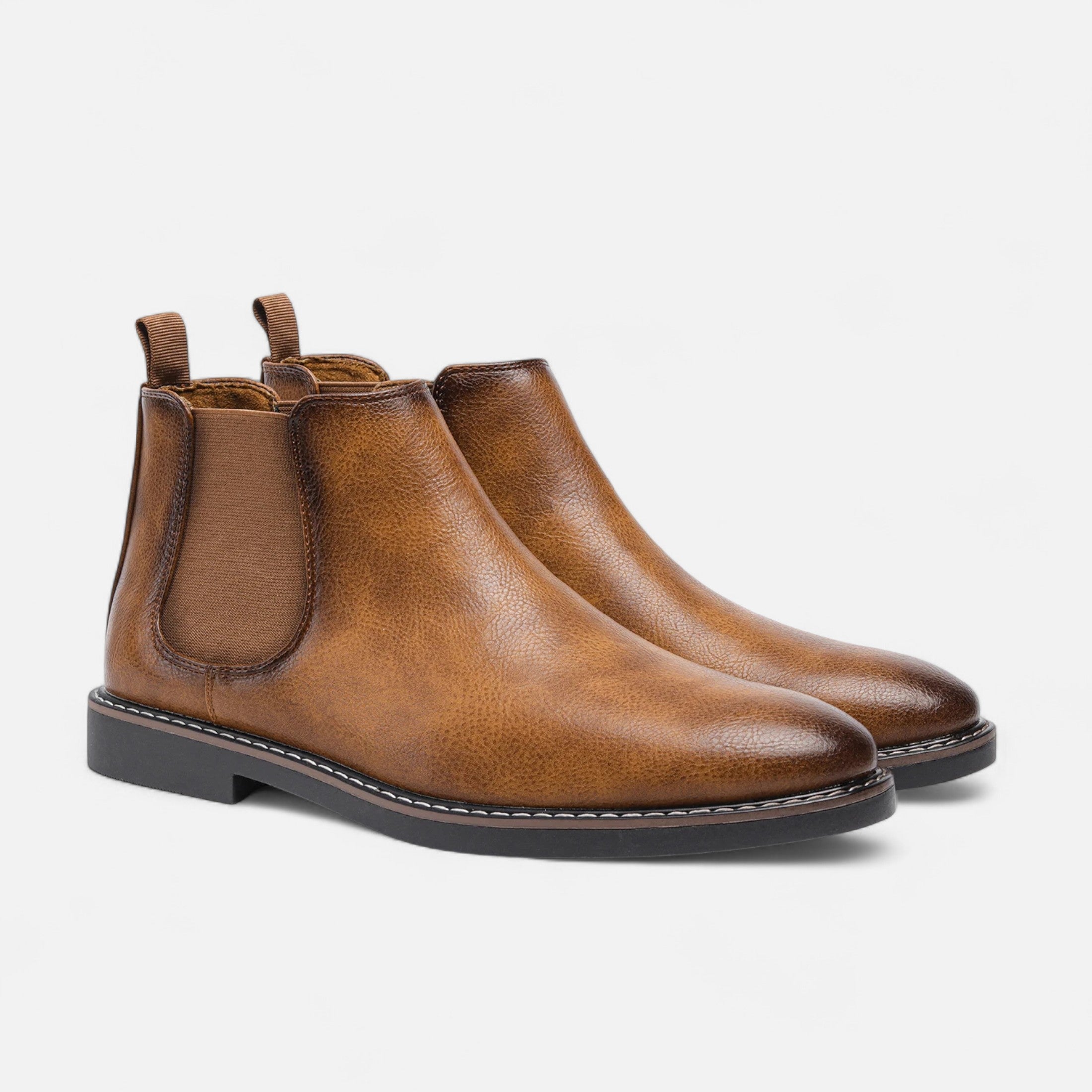 Duvrier | Men’s Leather Chelsea Ankle Boots