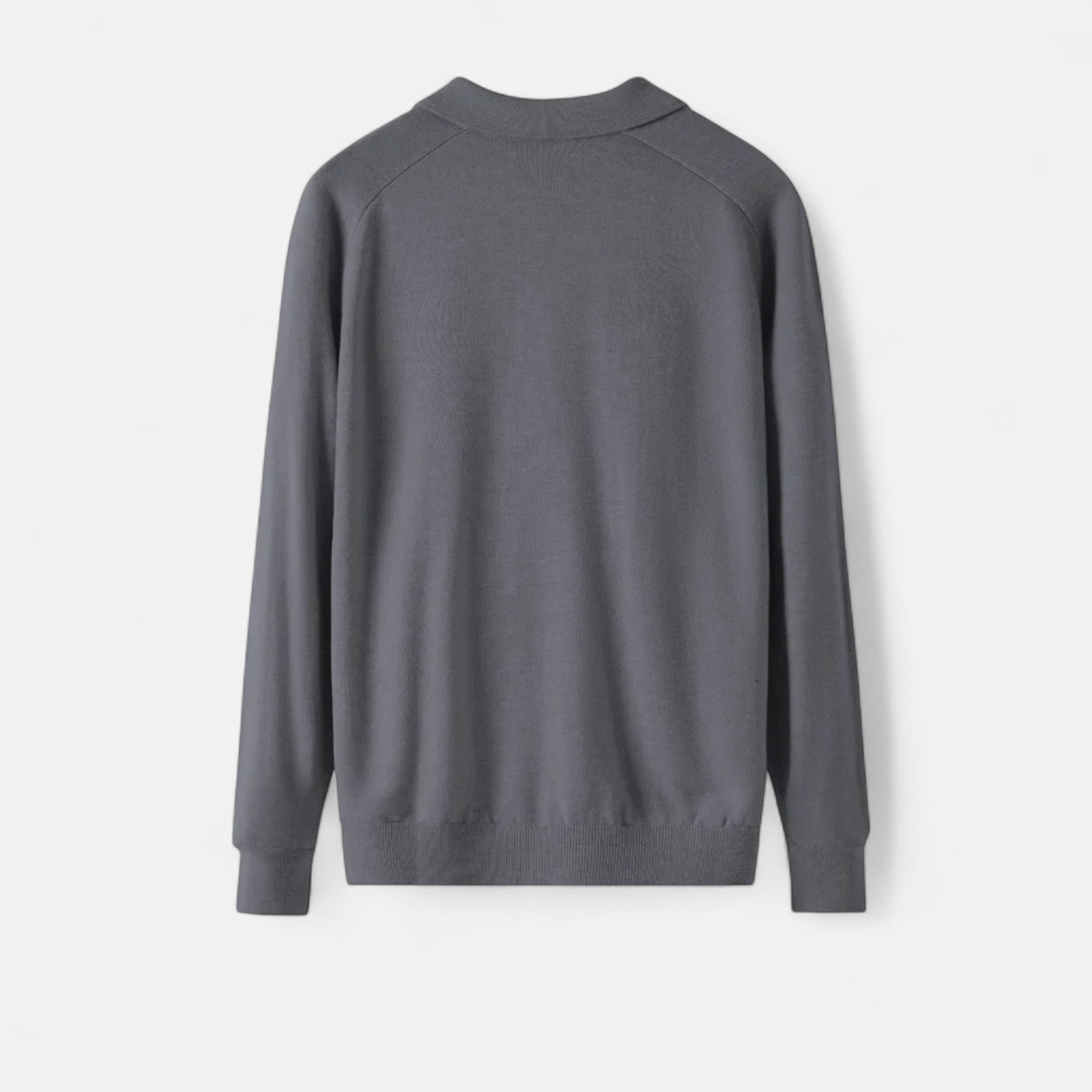 Duvrier | Men’s Polo Collar Knitted Jumper