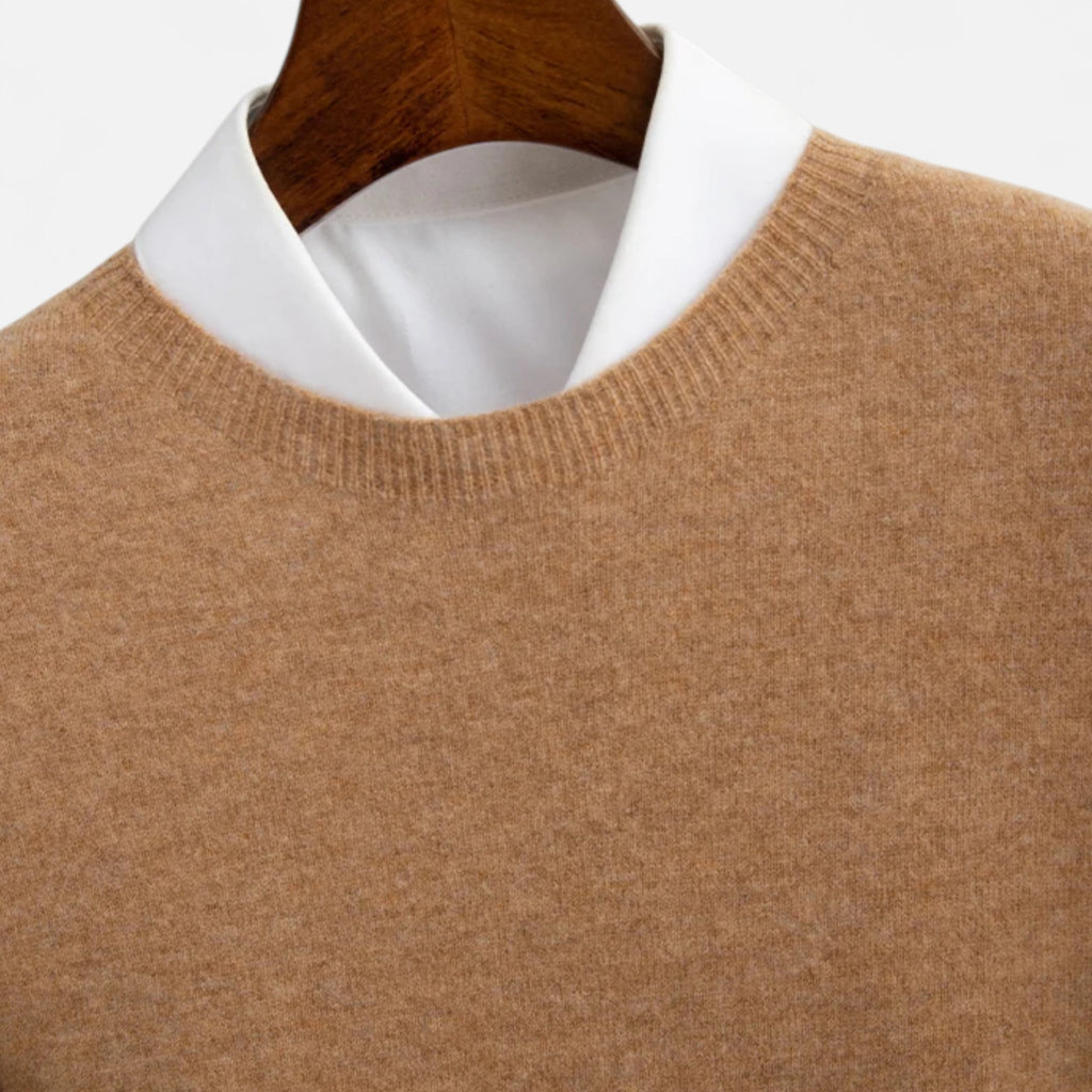 Duvrier | Men’s Pure Wool Cashmere Jumper