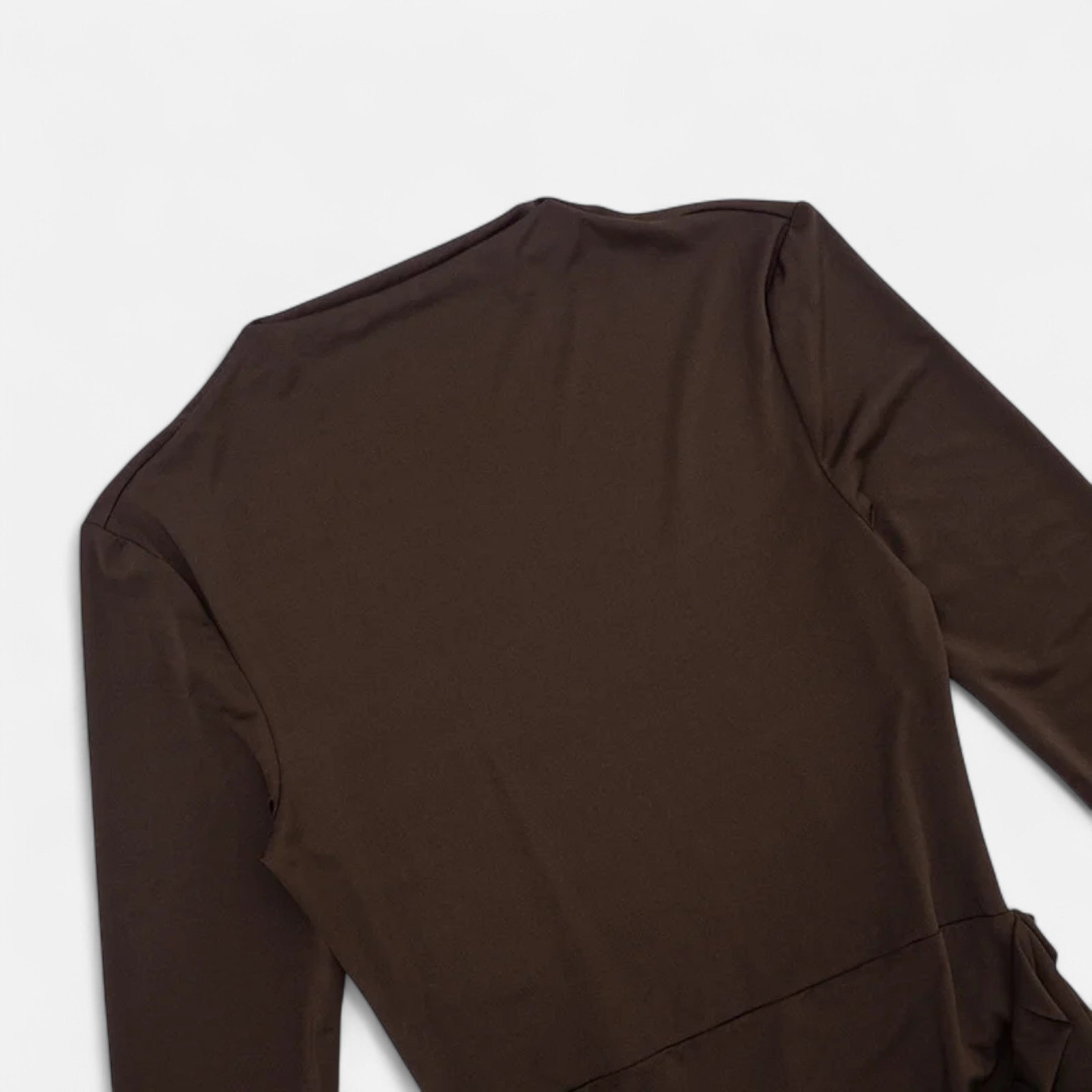 Duvrier | Women’s Long Sleeve Ruched Mini Dress
