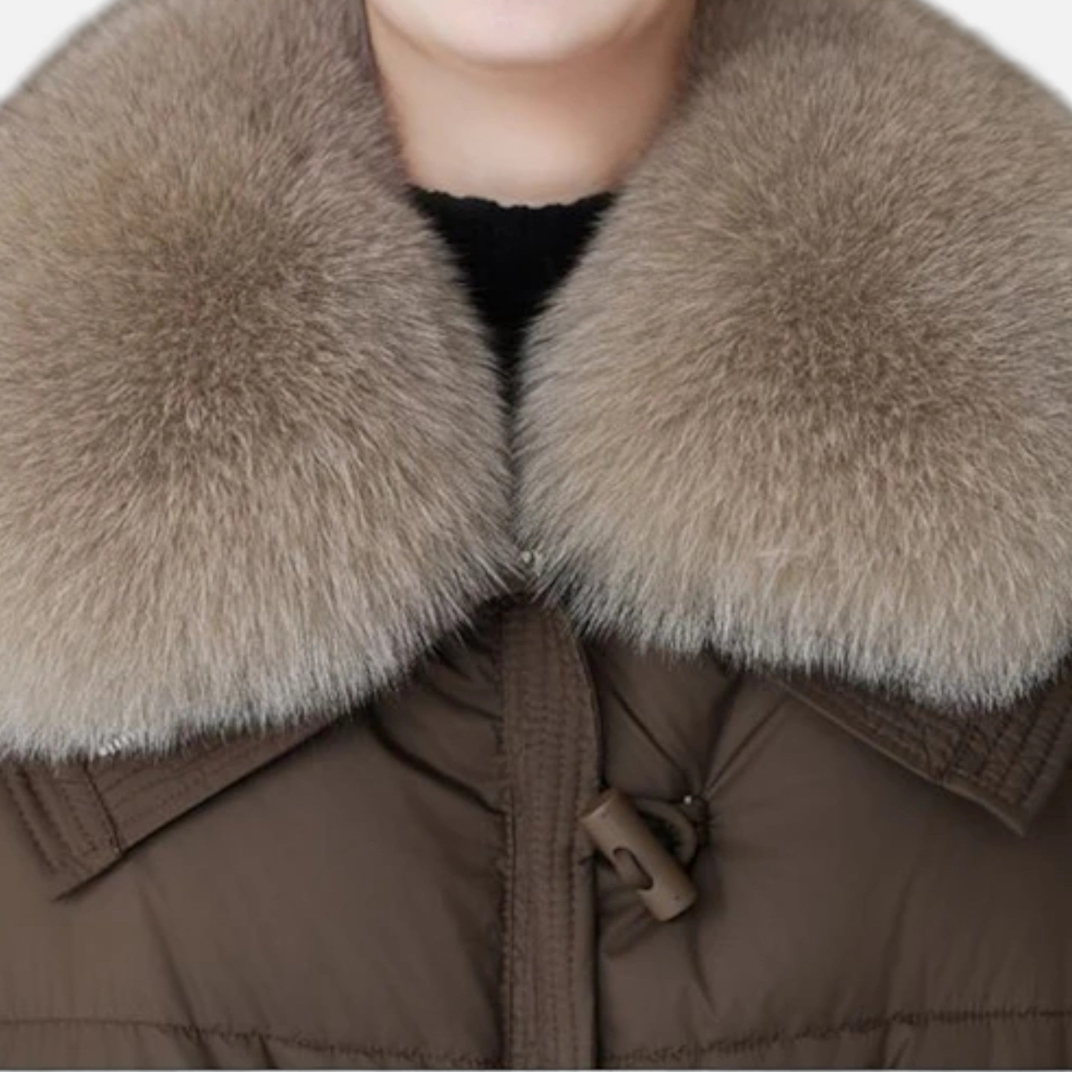 Duvrier | Women’s Fur Collar Winter Jacket