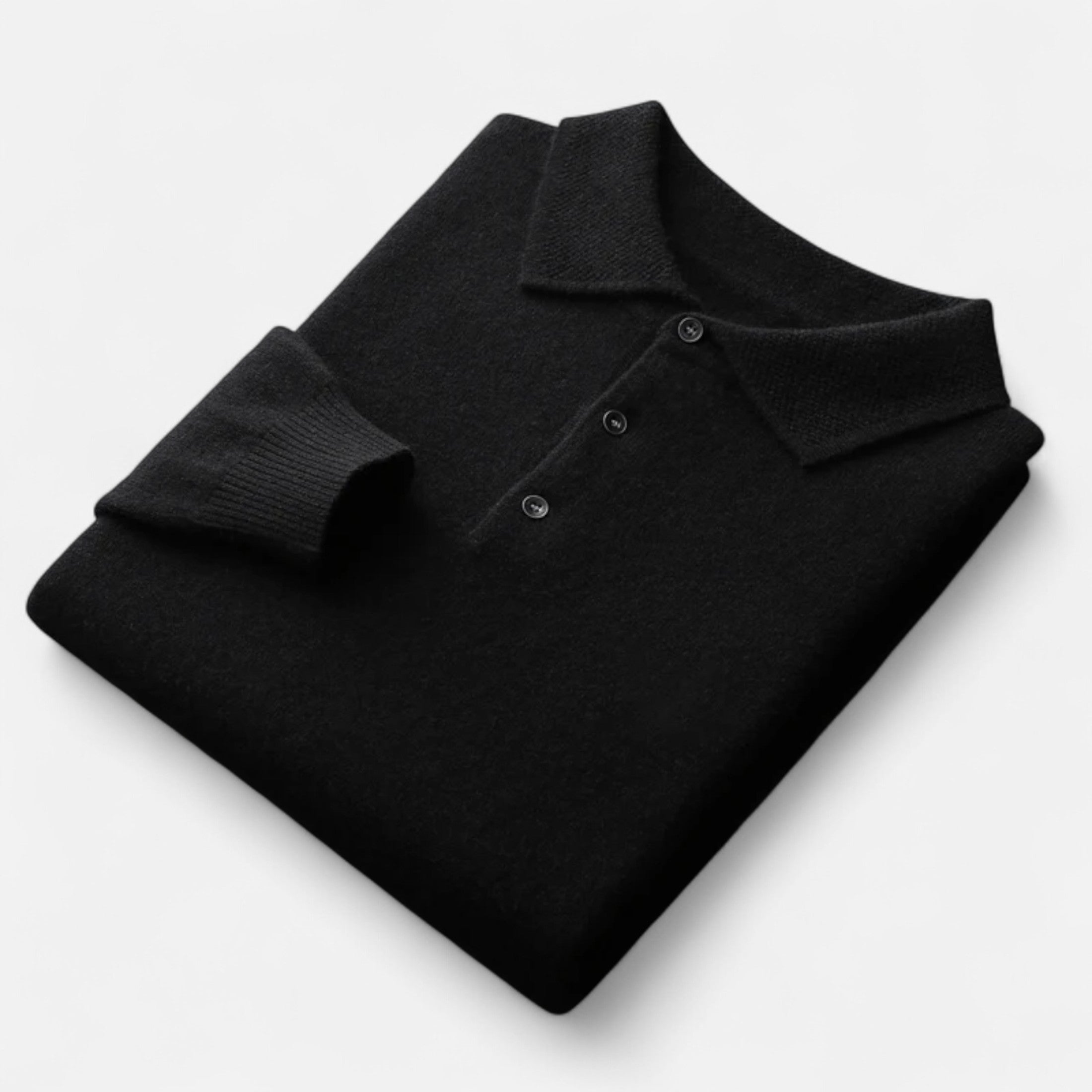 Duvrier | Men’s Autumn Winter Wool Polo Jumper