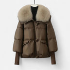 Duvrier | Women’s Fur Collar Winter Jacket