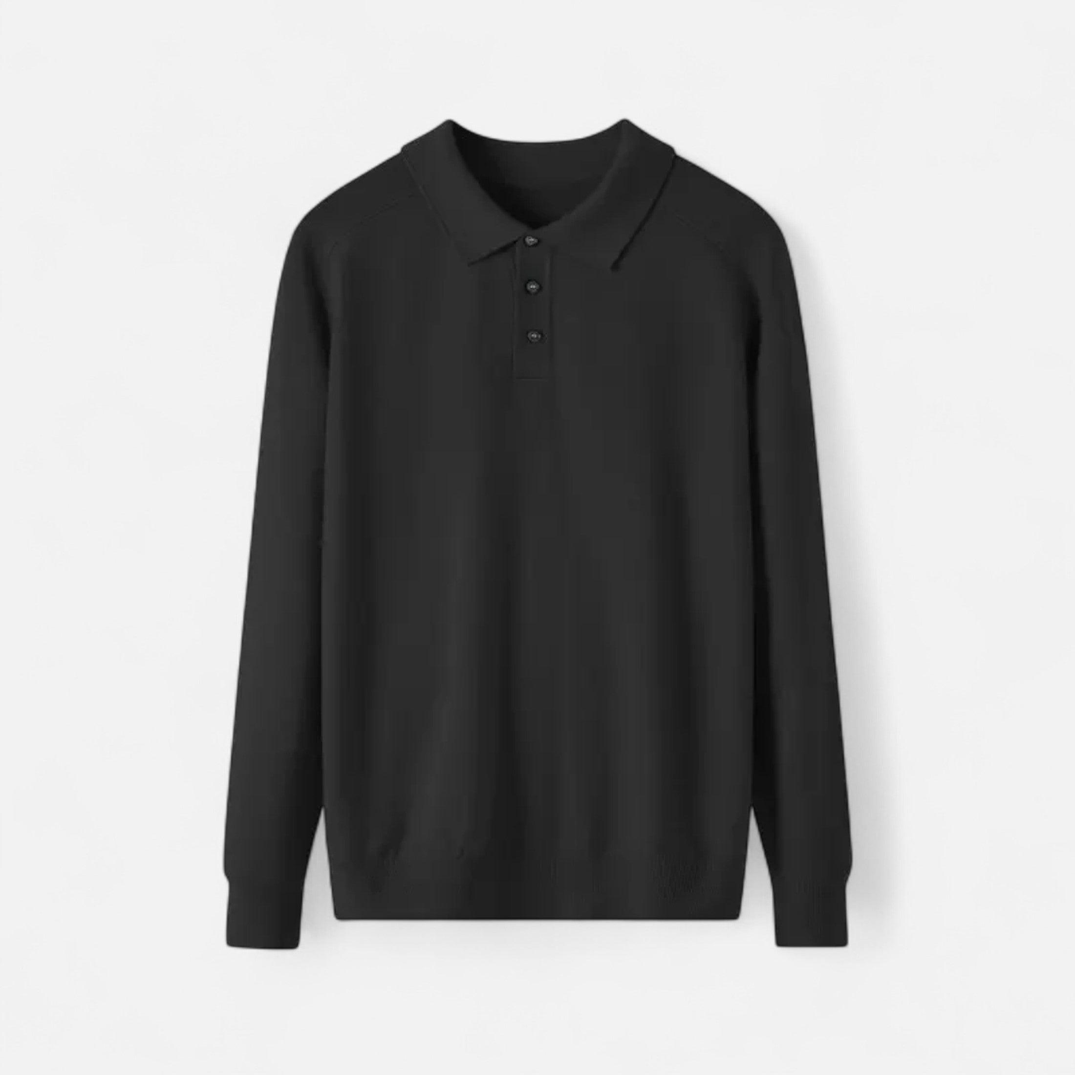 Duvrier | Men’s Polo Collar Knitted Jumper