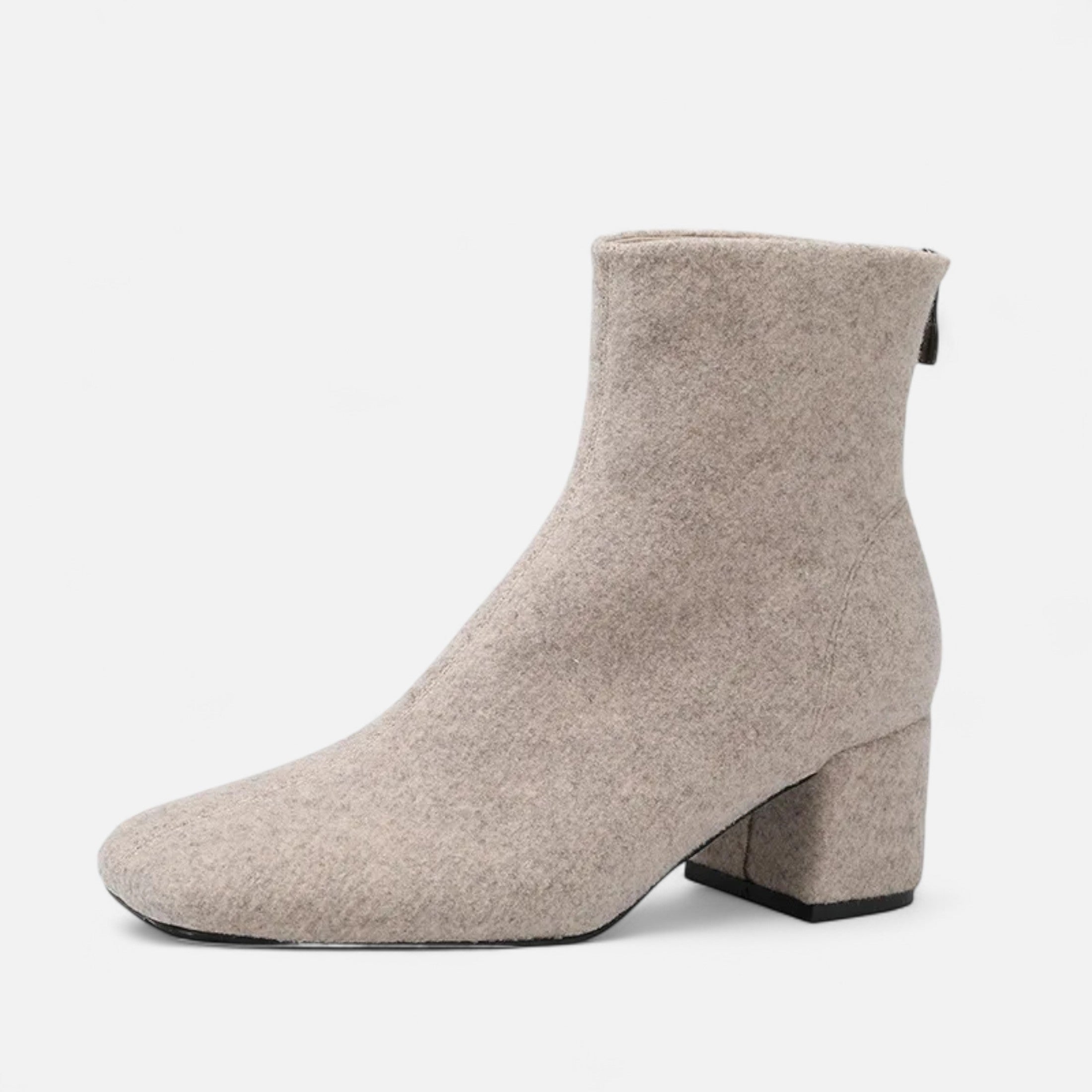 Duvrier | Women’s Suede High Heel Ankle Boots