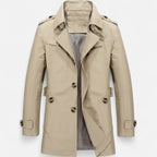 Duvrier | Men’s Business Cotton Trench Coat