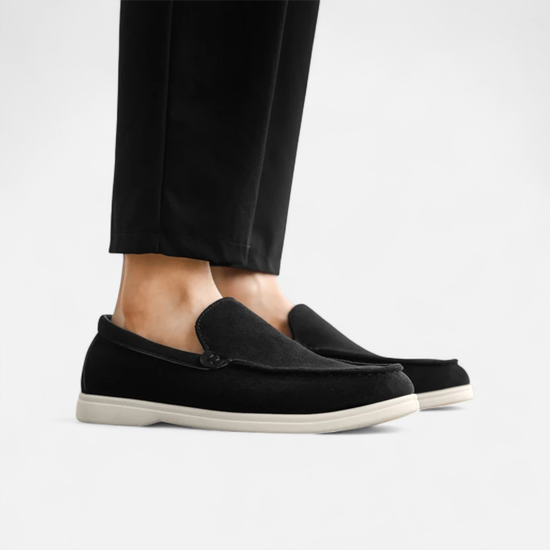 Duvrier | Men’s Suede Leather Driving Loafers