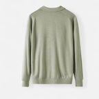 Duvrier | Men’s Polo Collar Knitted Jumper