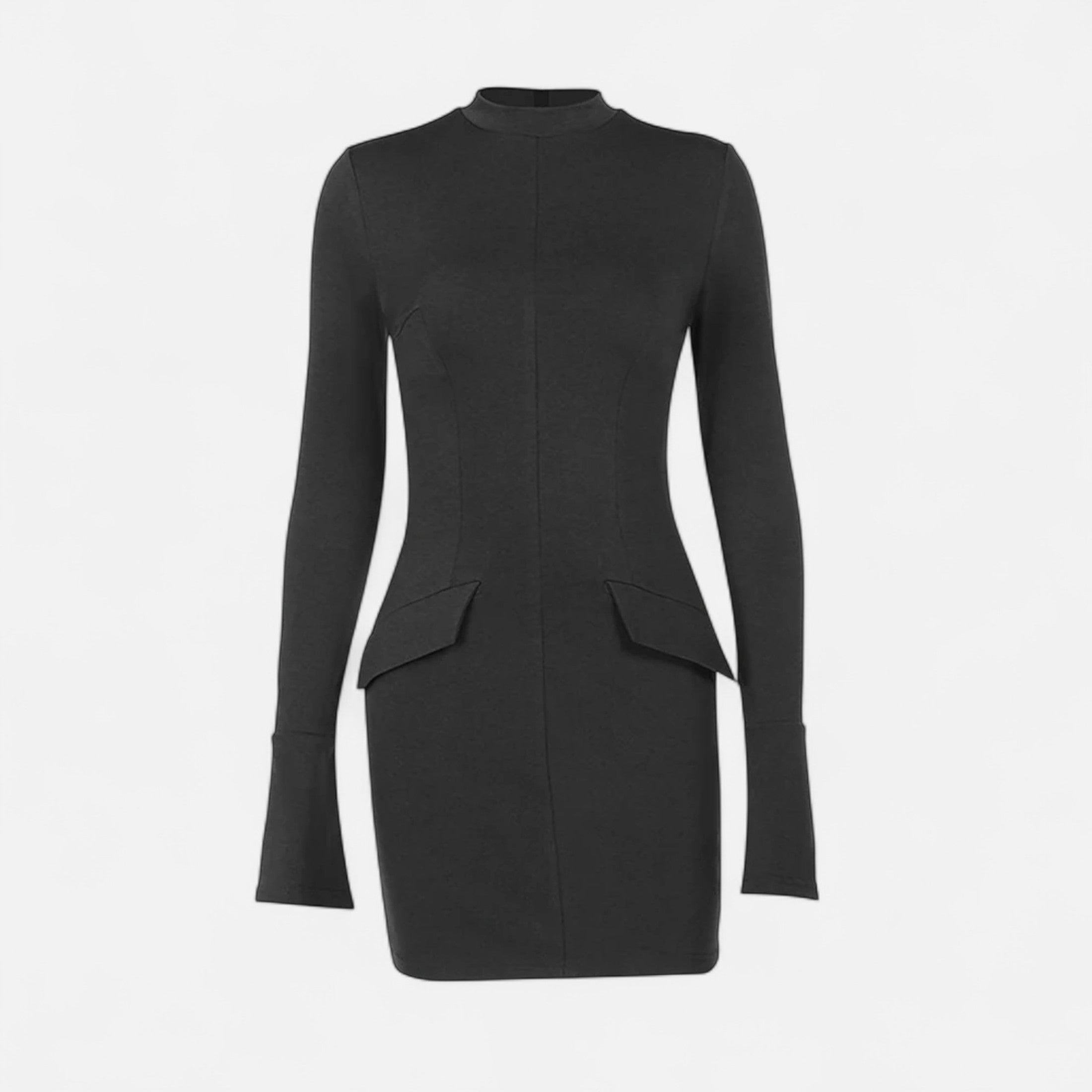 Duvrier | Women’s Long Sleeve Bodycon Mini Dress