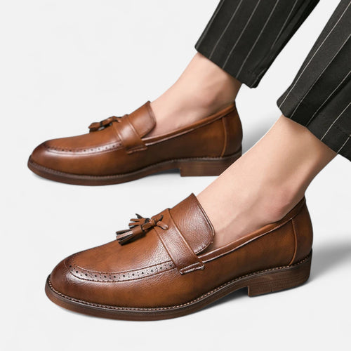 Duvrier | Men’s British Style Leather Loafers