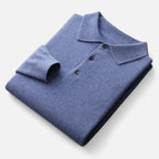 Duvrier | Men’s Autumn Winter Wool Polo Jumper