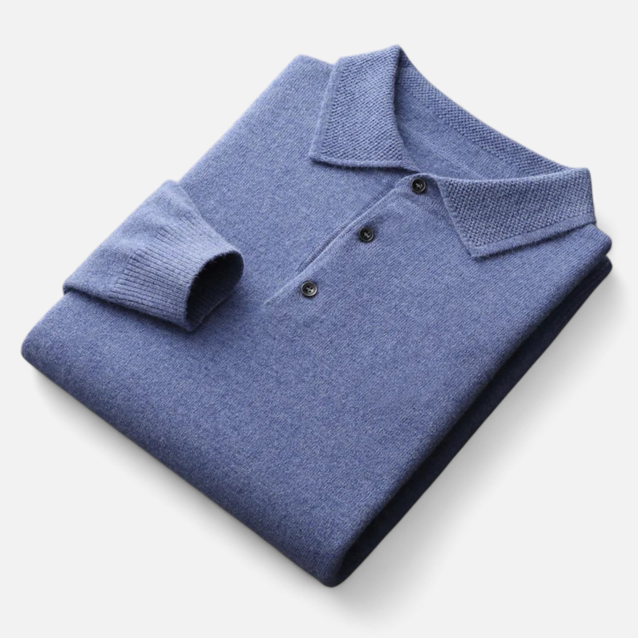Duvrier | Men’s Autumn Winter Wool Polo Jumper