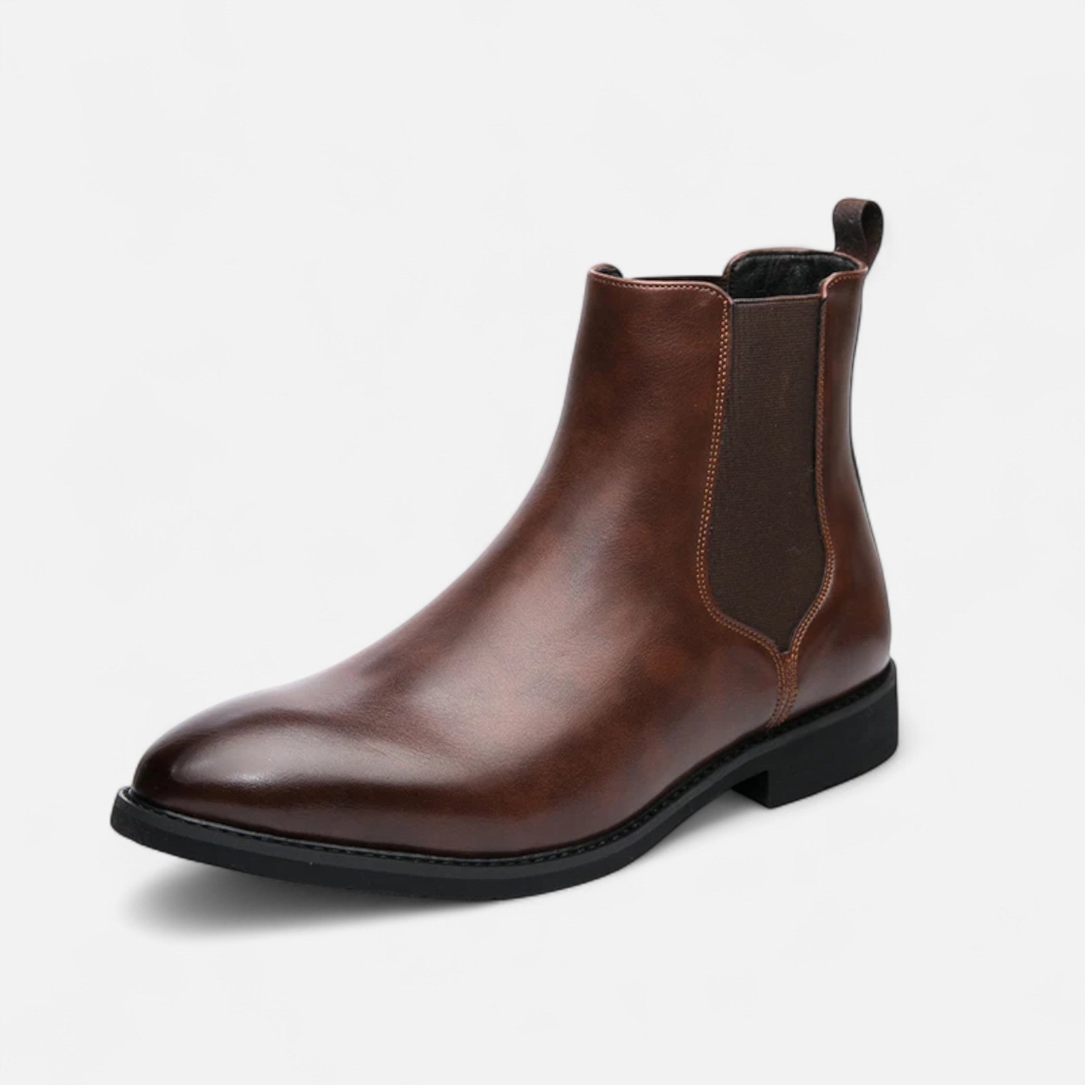 Duvrier | Men’s Round Toe Chelsea Boots