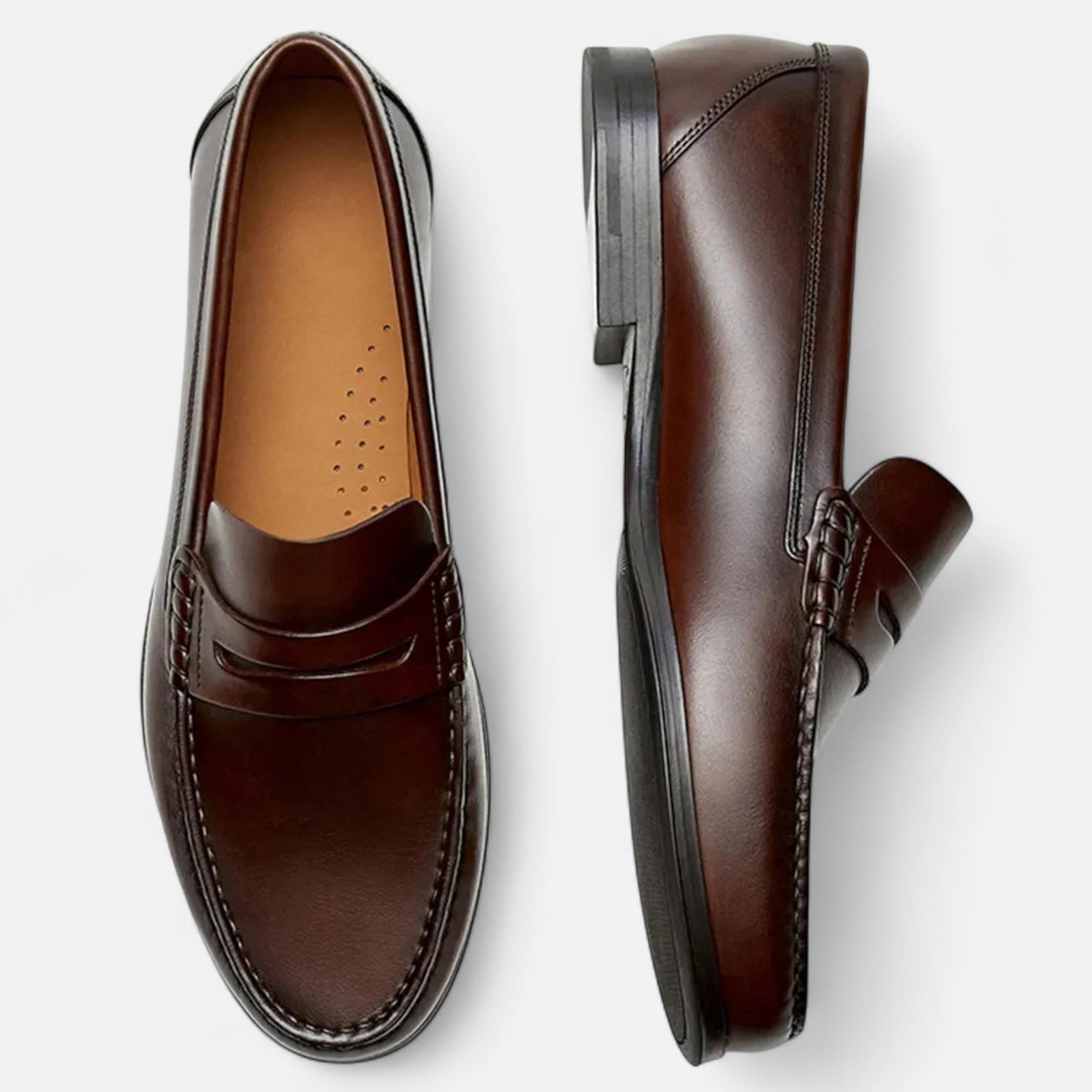 Duvrier | Men’s Vintage Genuine Leather Driving Loafers