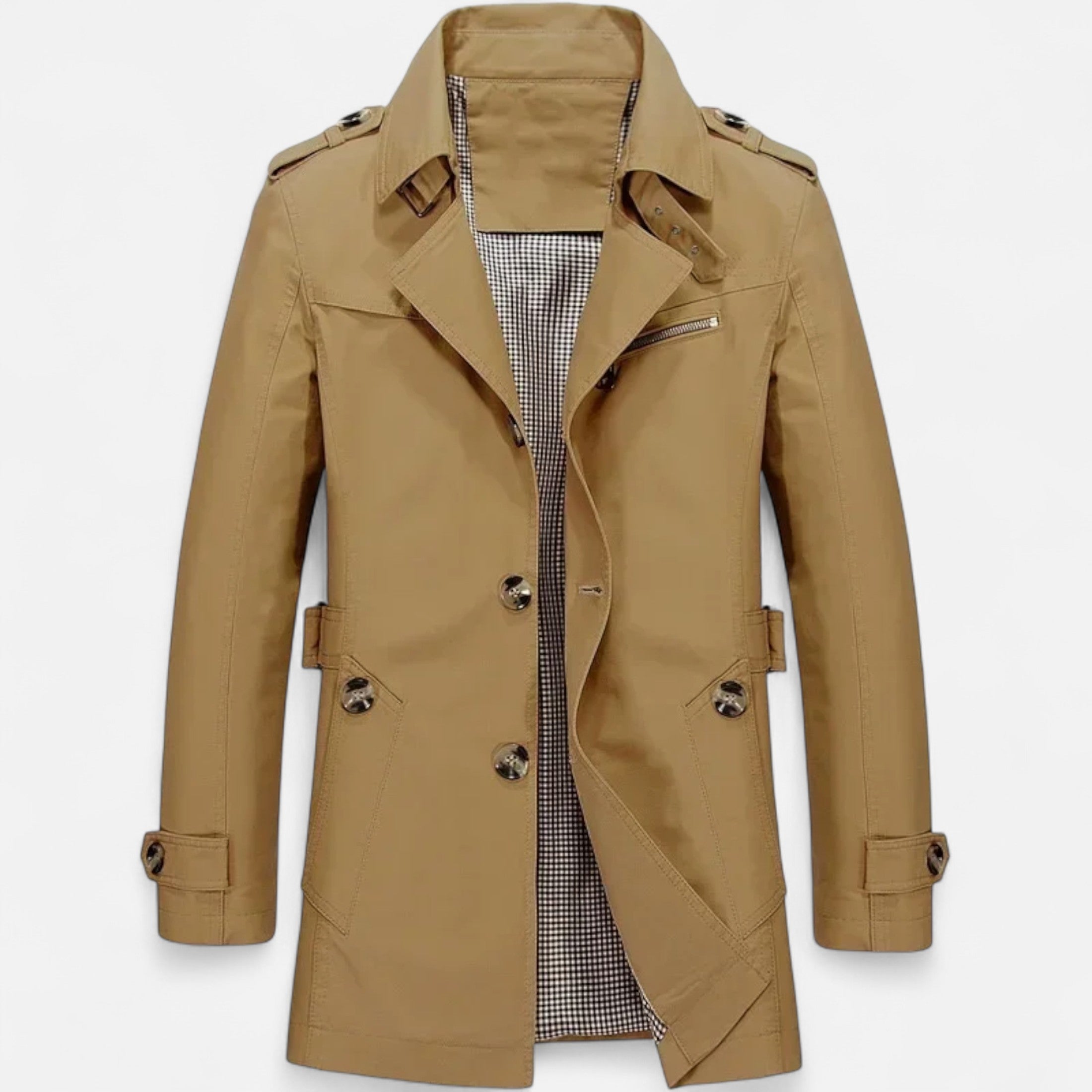 Duvrier | Men’s Business Cotton Trench Coat