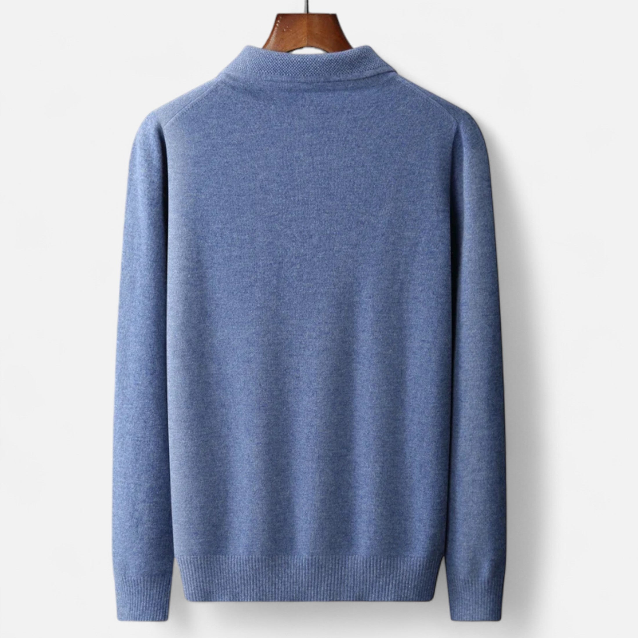 Duvrier | Men’s Autumn Winter Wool Polo Jumper