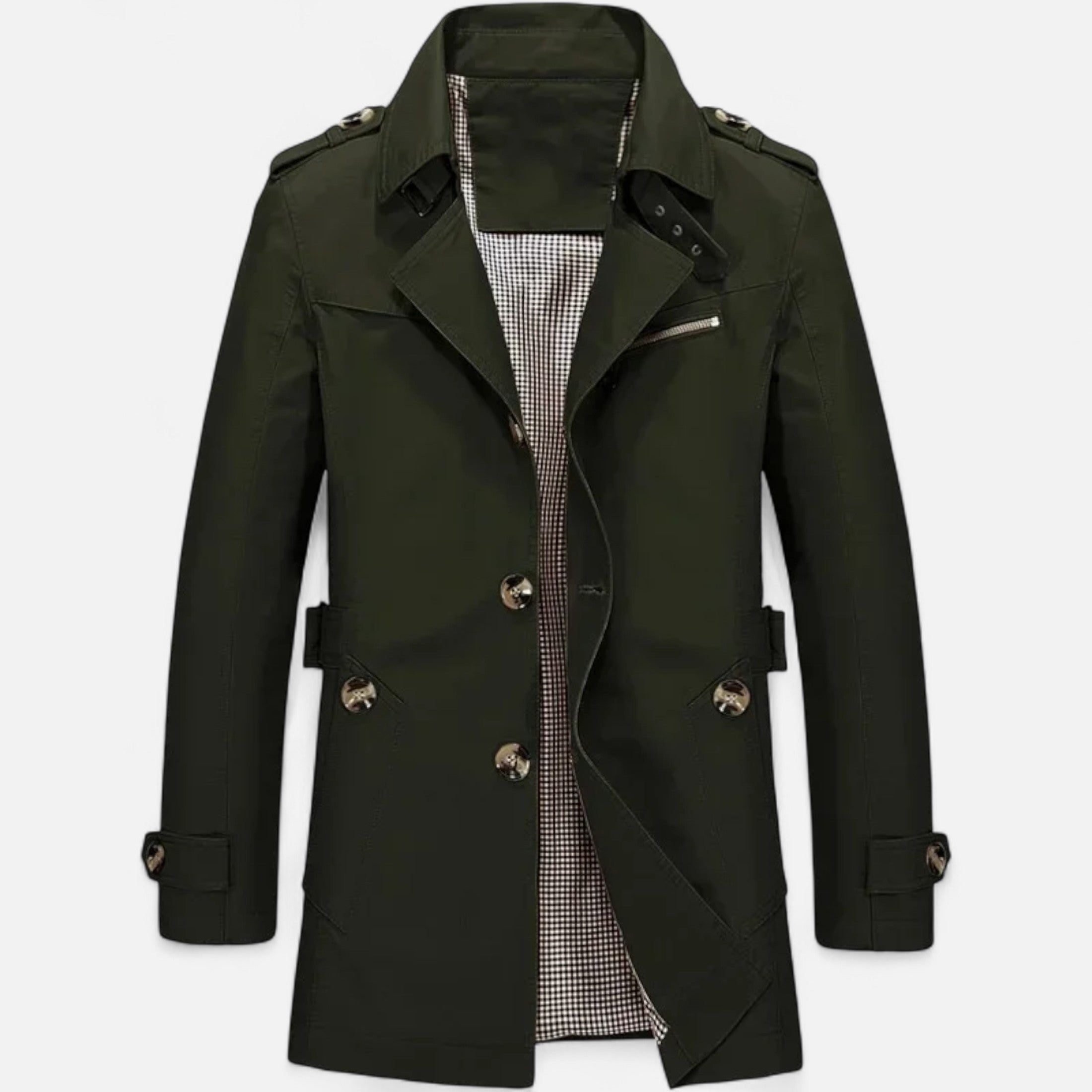 Duvrier | Men’s Business Cotton Trench Coat