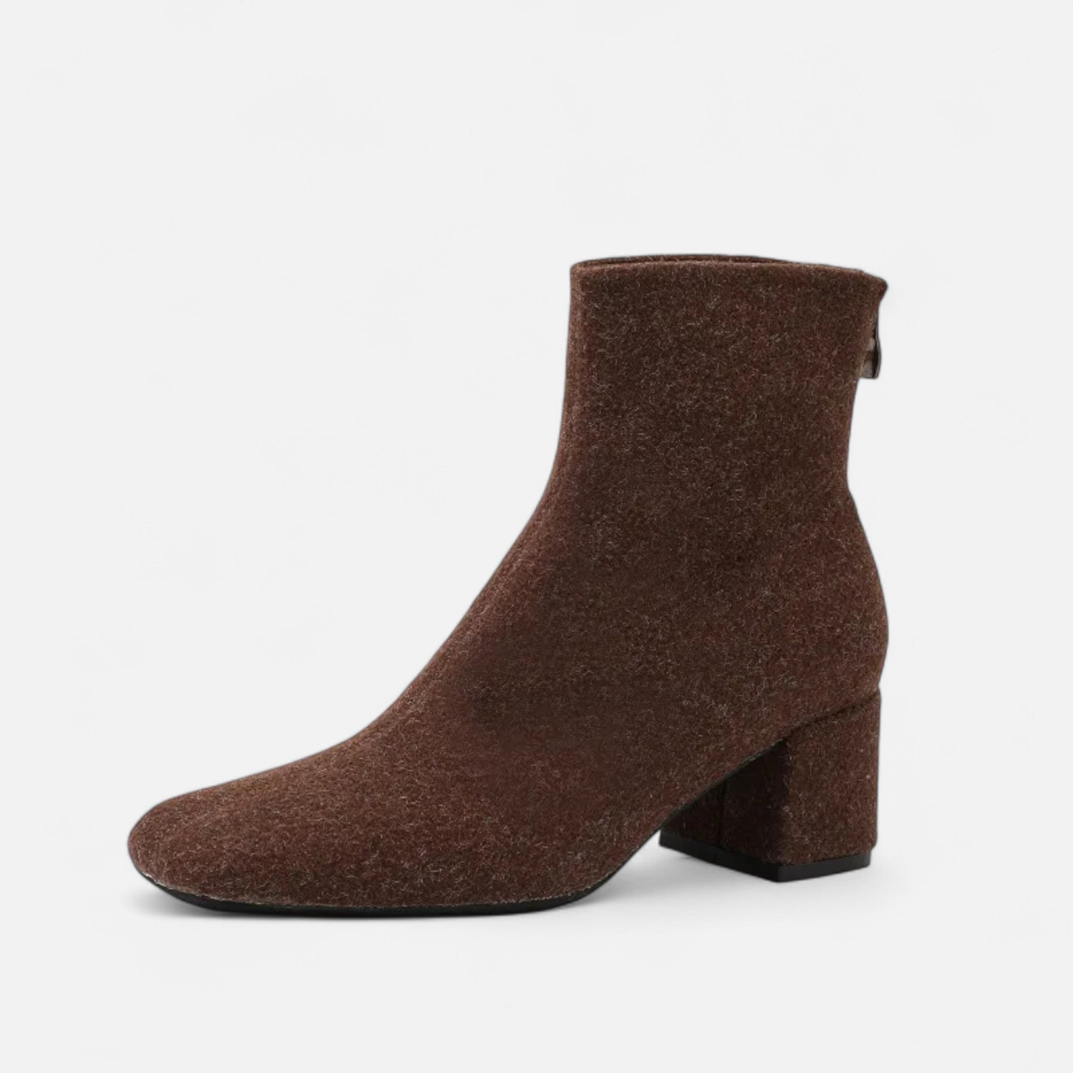 Duvrier | Women’s Suede High Heel Ankle Boots
