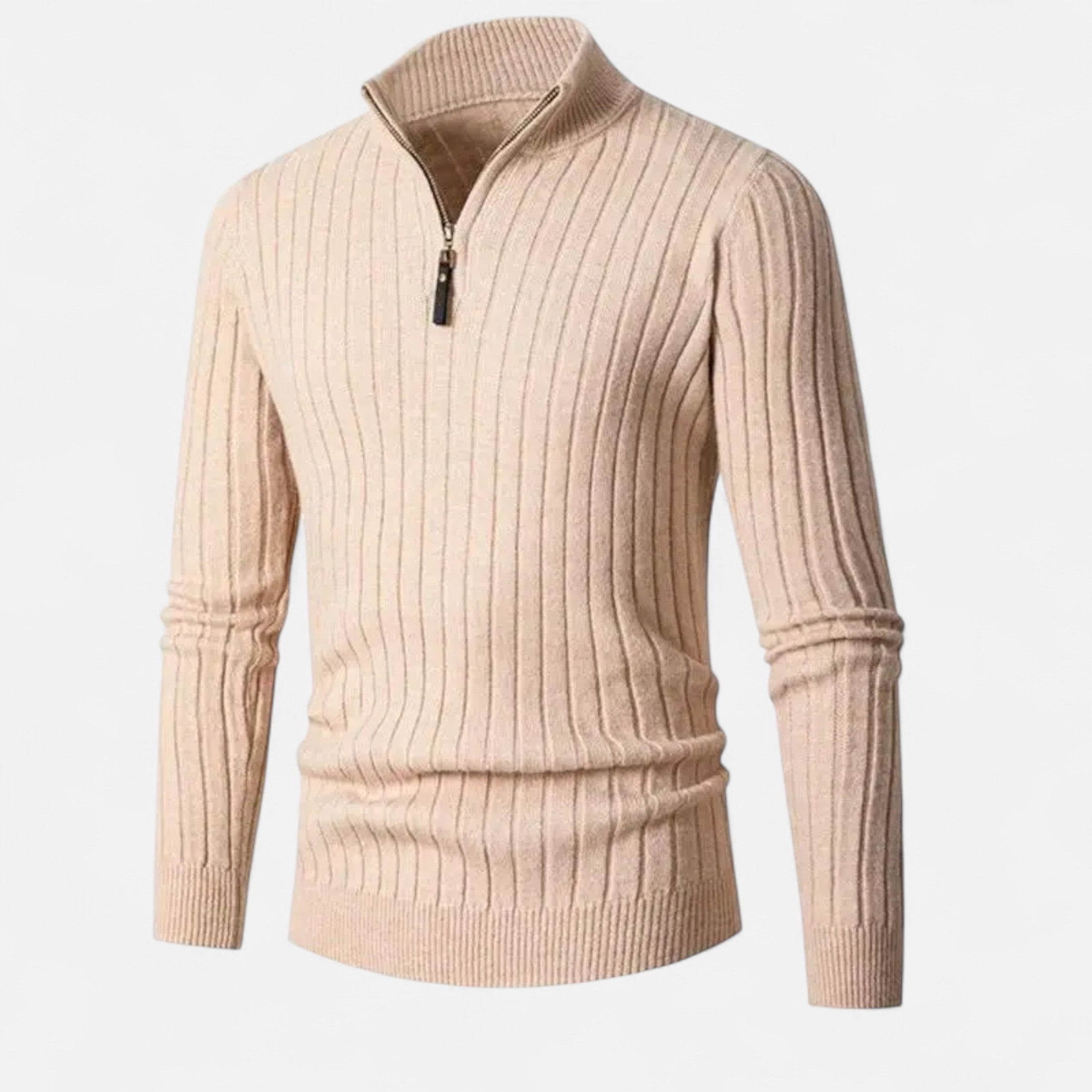 Duvrier | Men’s Half-Zip Stand Collar Jumper