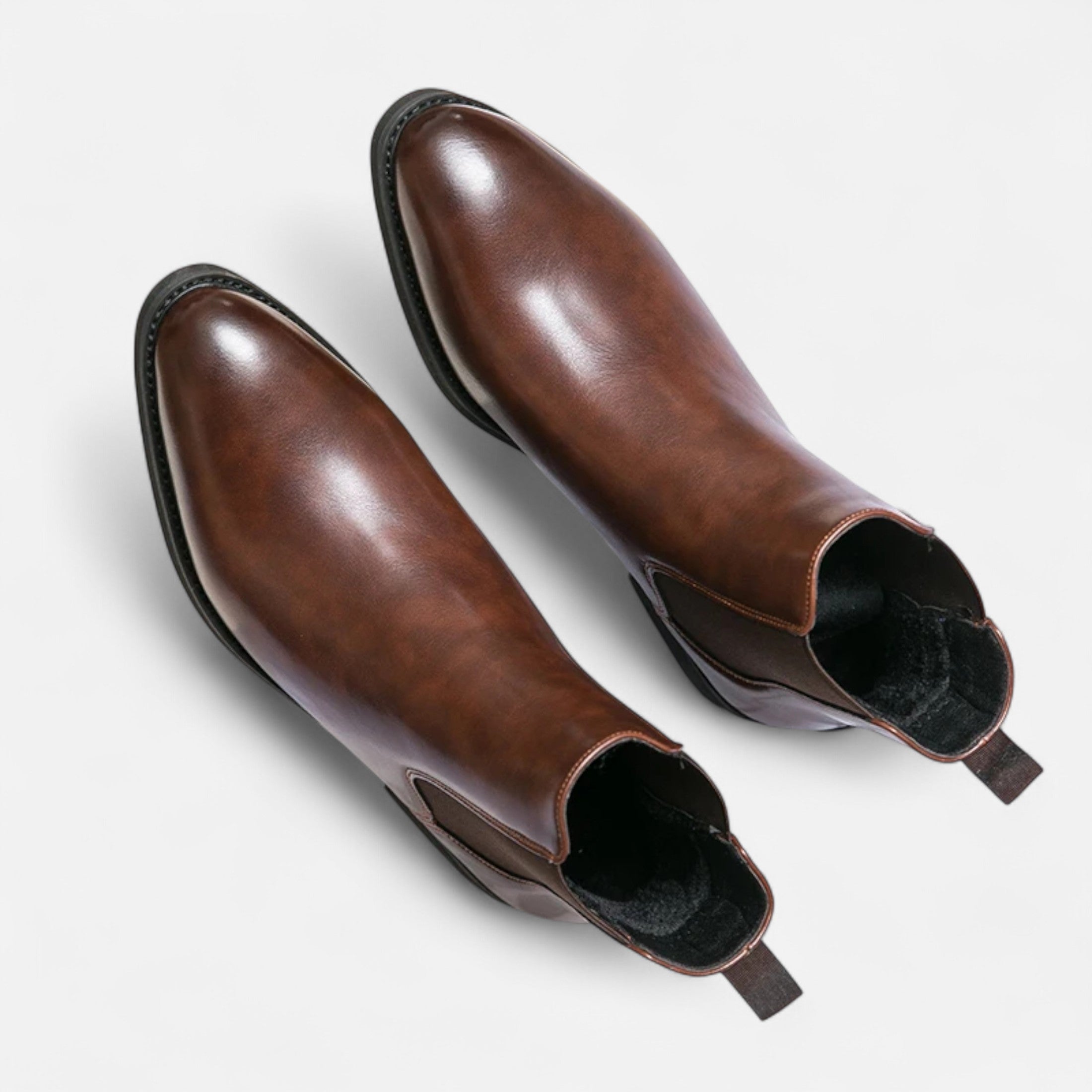 Duvrier | Men’s Round Toe Chelsea Boots