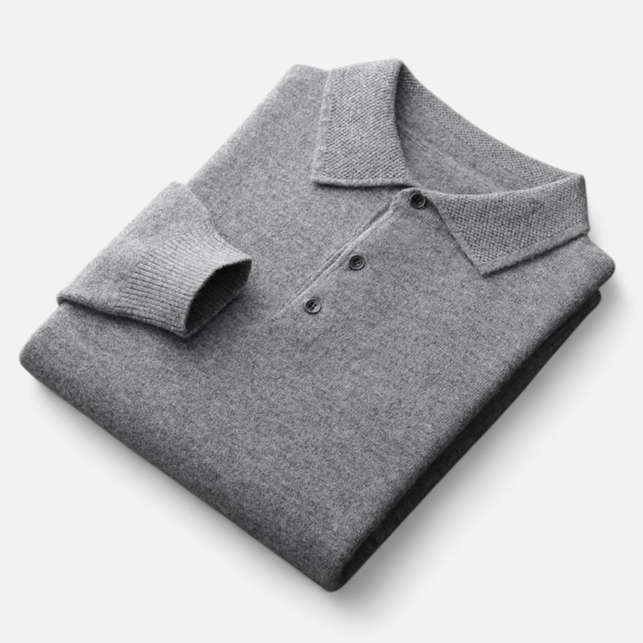 Duvrier | Men’s Autumn Winter Wool Polo Jumper