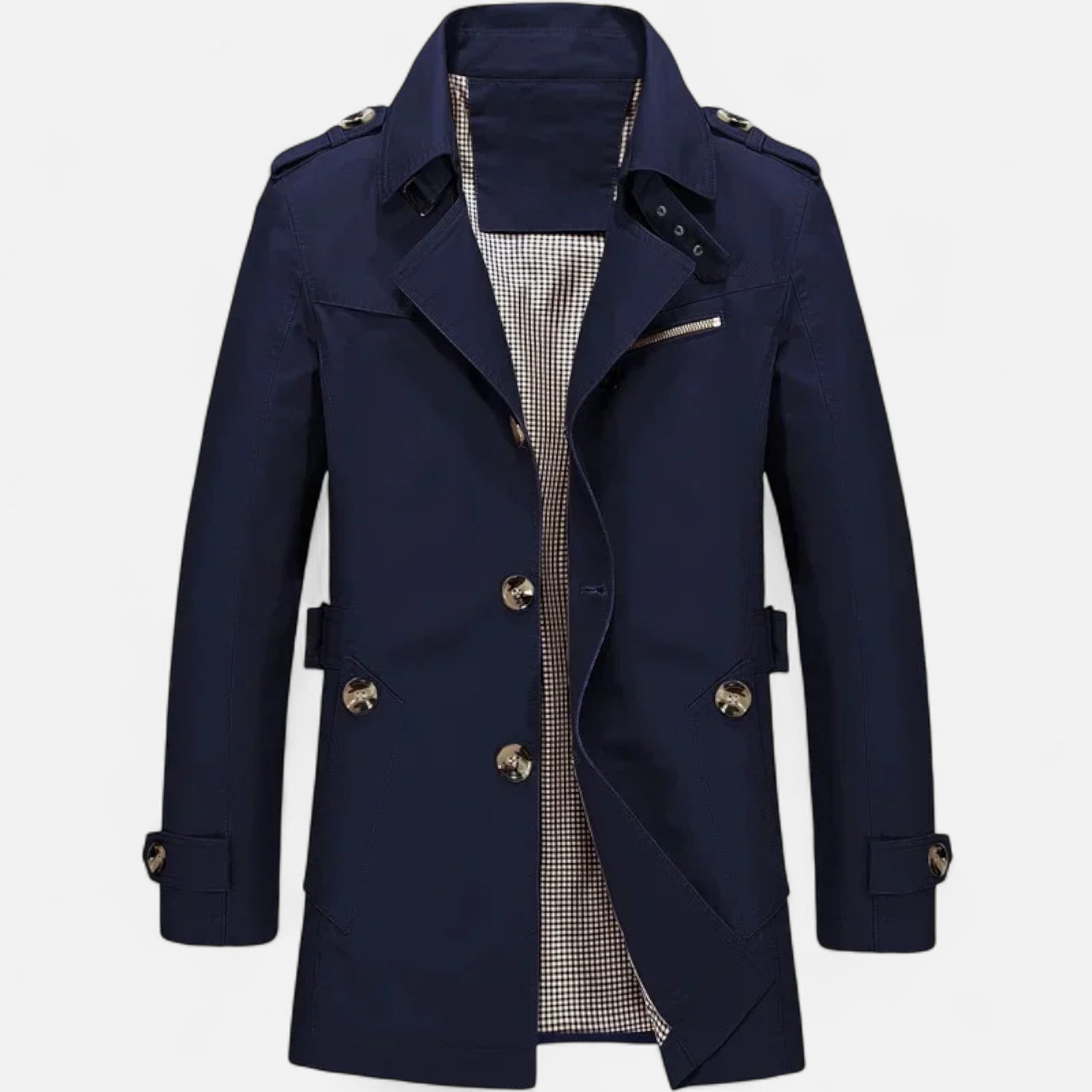 Duvrier | Men’s Business Cotton Trench Coat