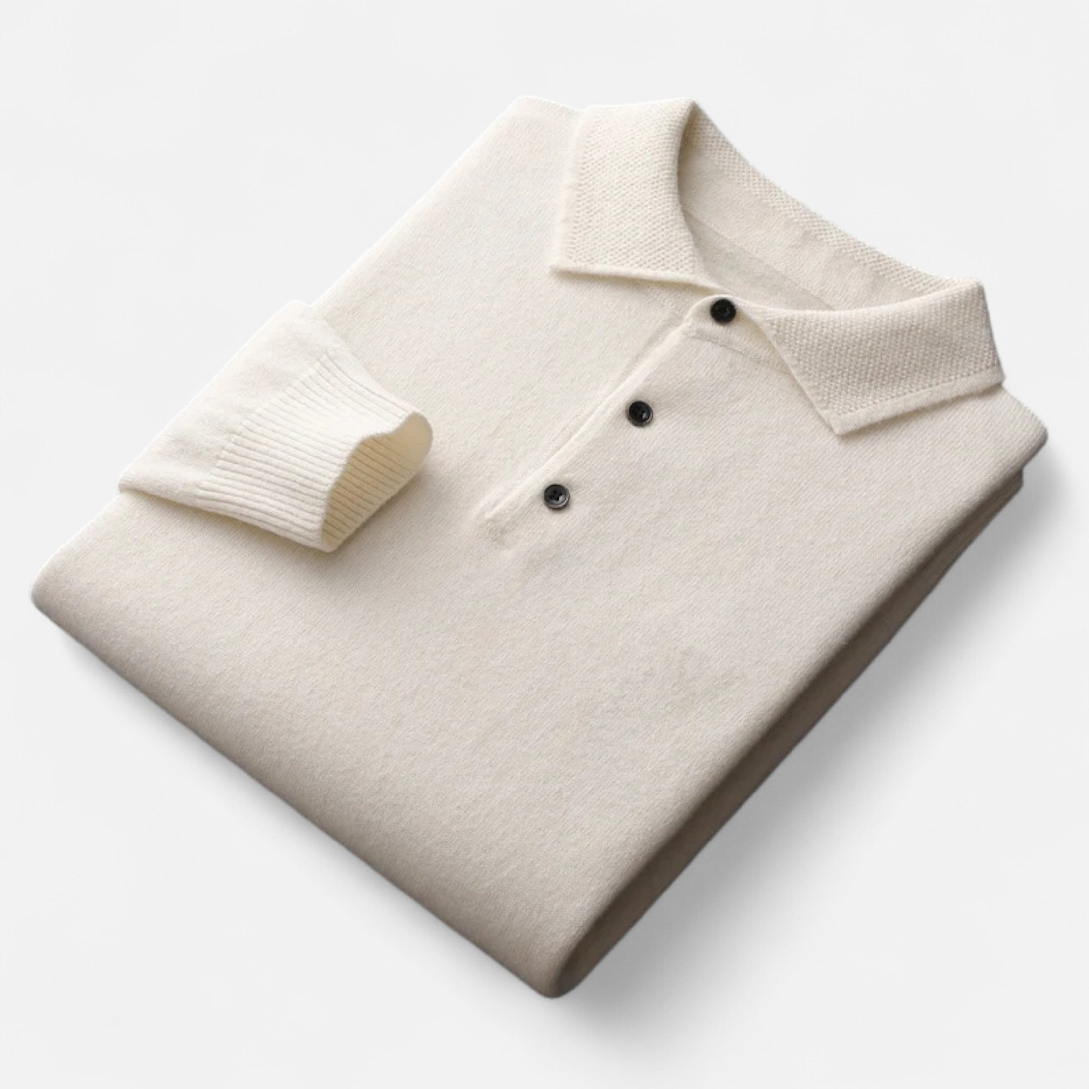 Duvrier | Men’s Autumn Winter Wool Polo Jumper