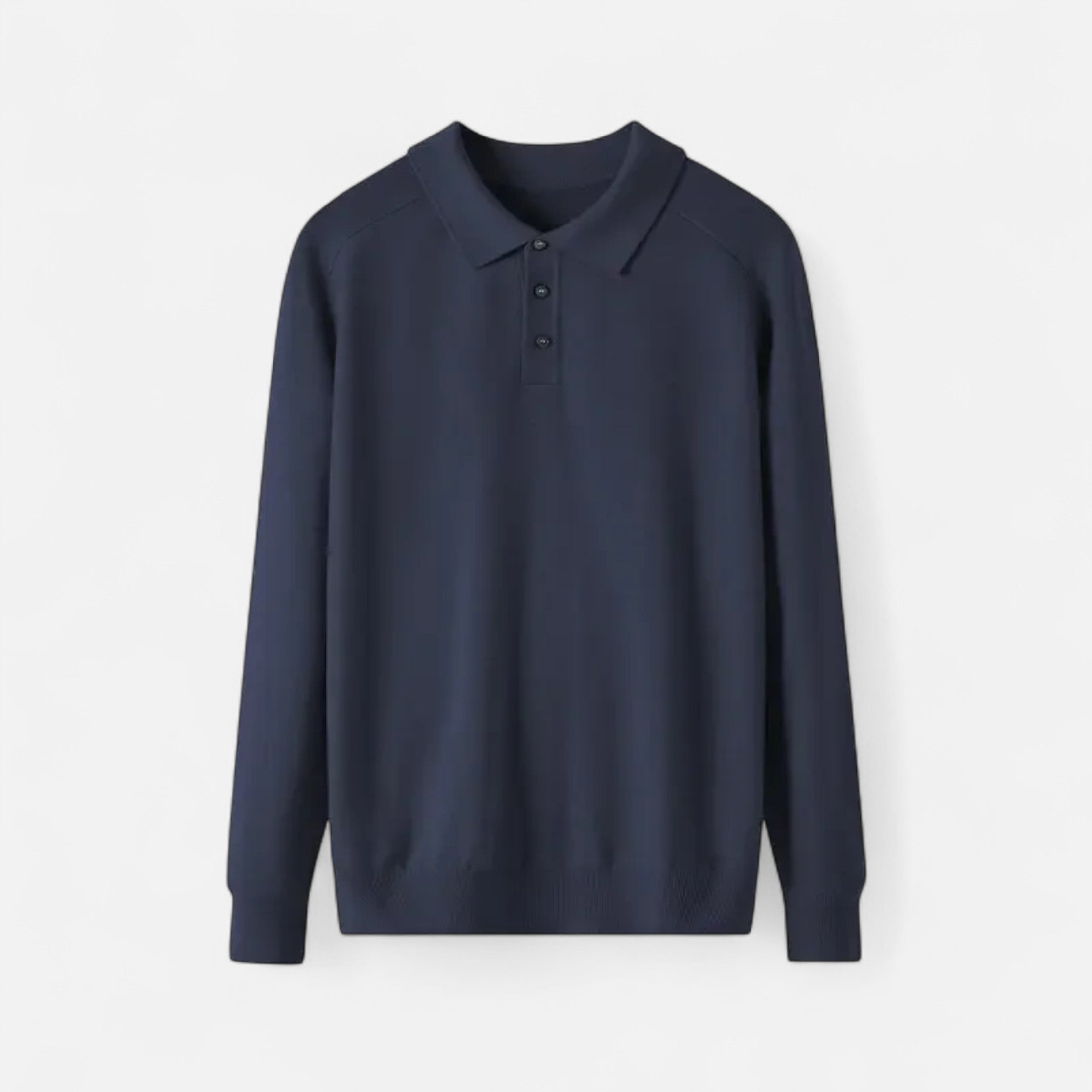 Duvrier | Men’s Polo Collar Knitted Jumper