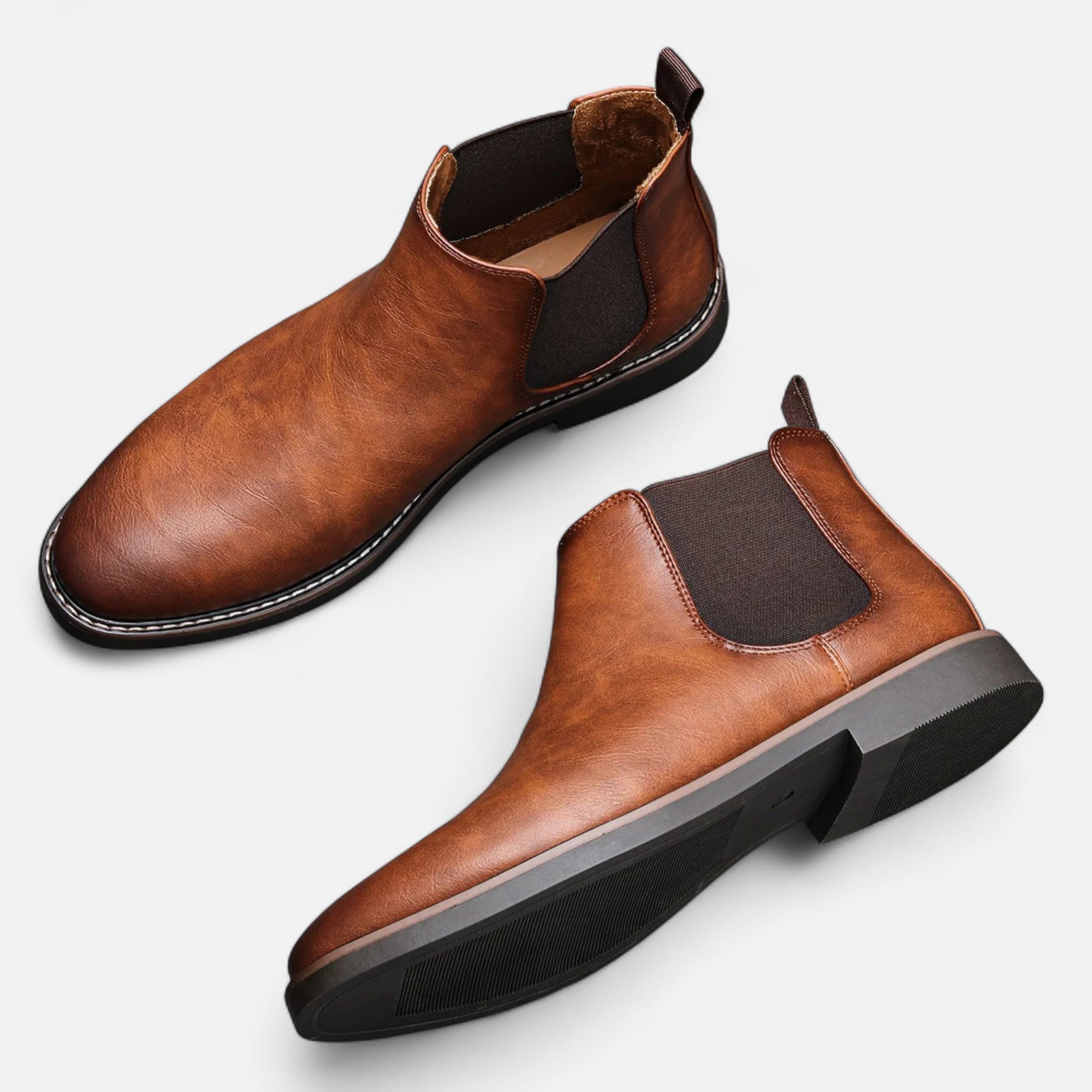 Duvrier | Men’s Leather Chelsea Ankle Boots