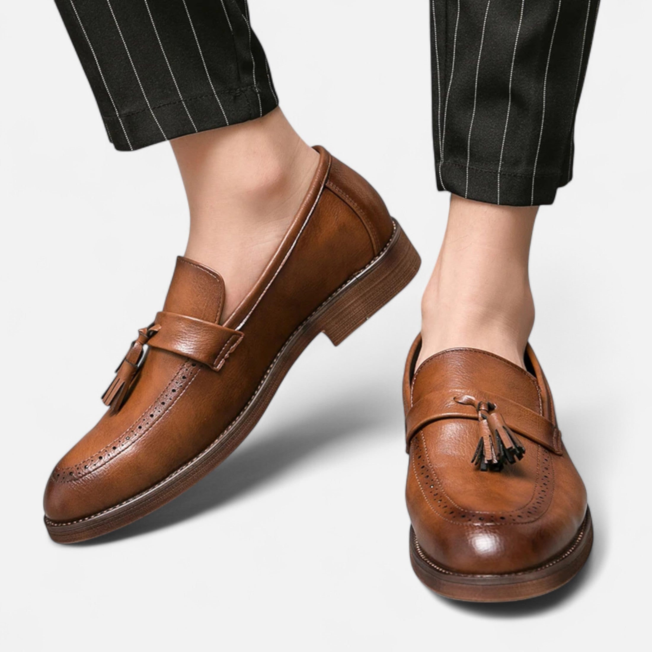 Duvrier | Men’s British Style Leather Loafers