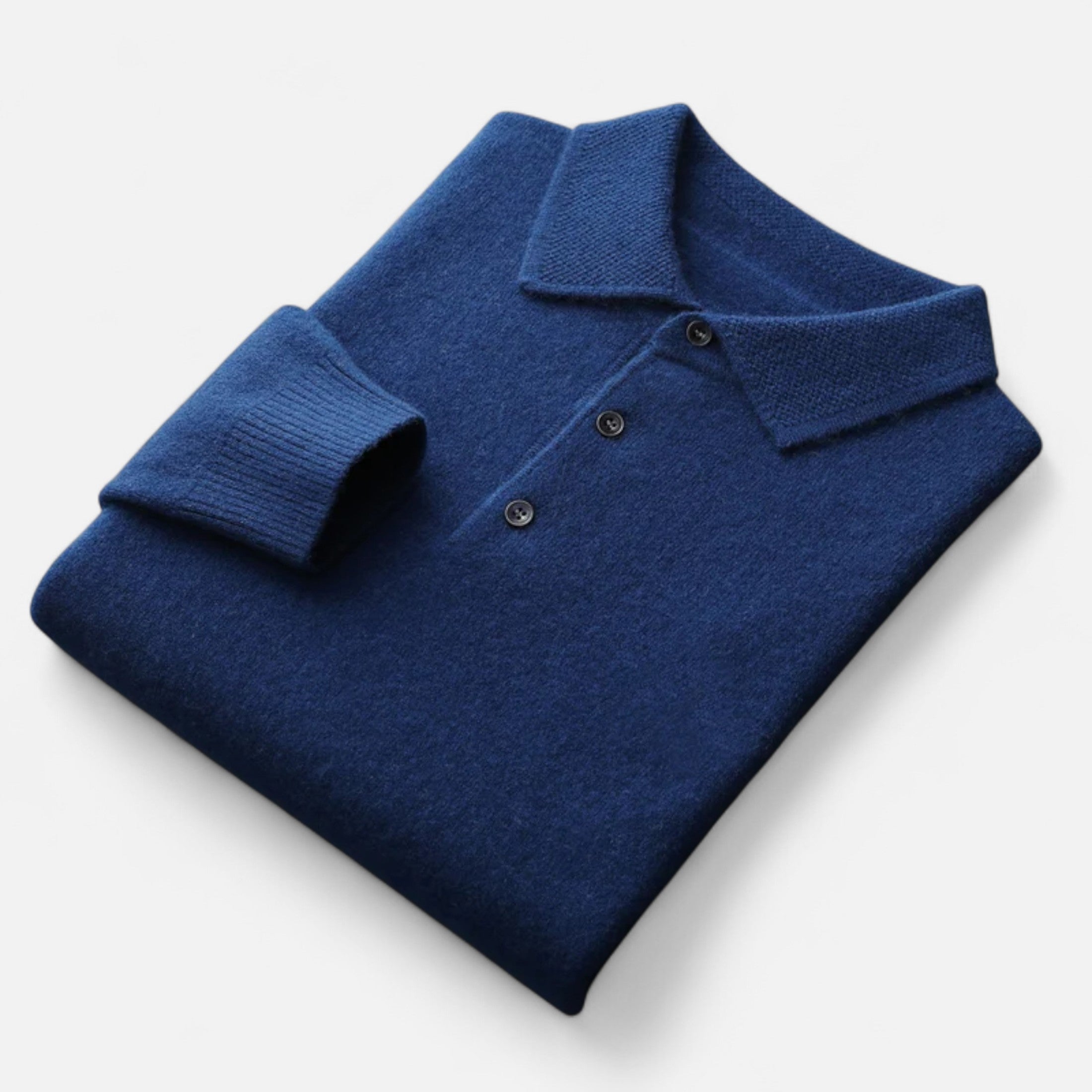 Duvrier | Men’s Autumn Winter Wool Polo Jumper