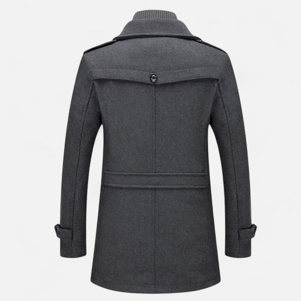 Duvrier | Men’s Double Collar Long Winter Jacket