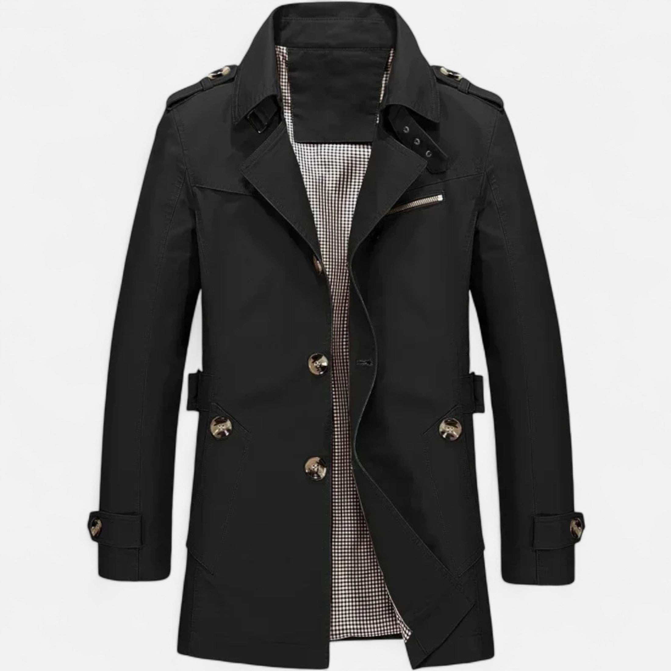 Duvrier | Men’s Business Cotton Trench Coat