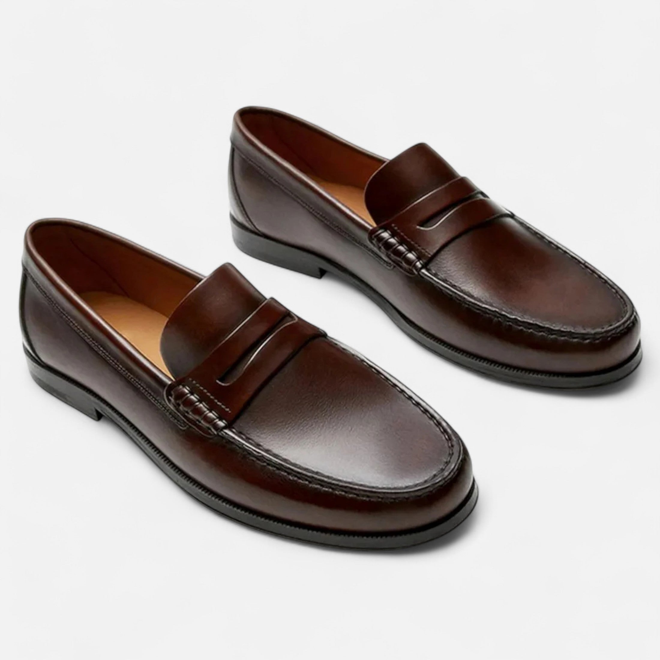 Duvrier | Men’s Vintage Genuine Leather Driving Loafers