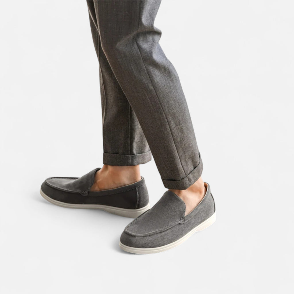 Duvrier | Men’s Suede Leather Driving Loafers