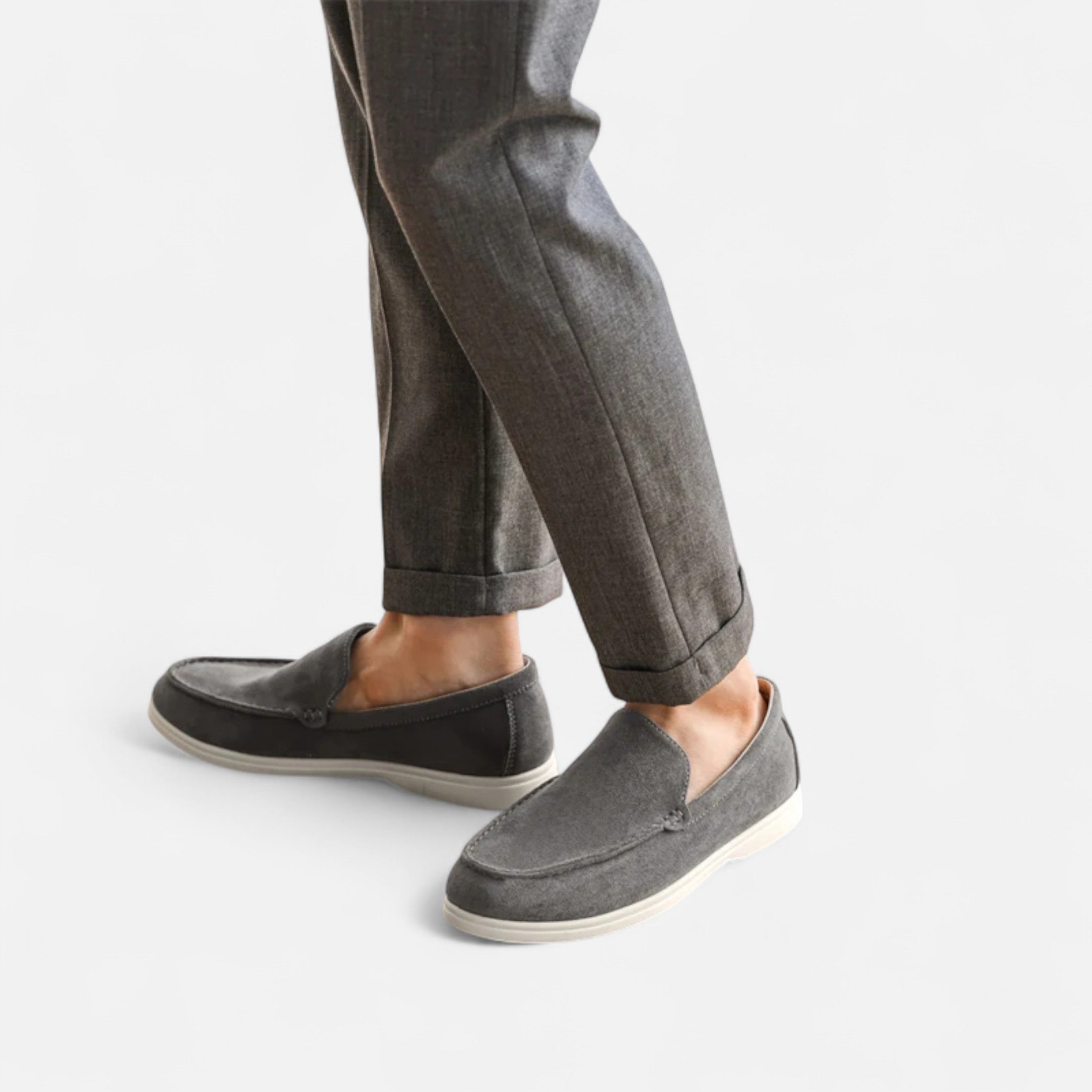 Duvrier | Men’s Suede Leather Driving Loafers