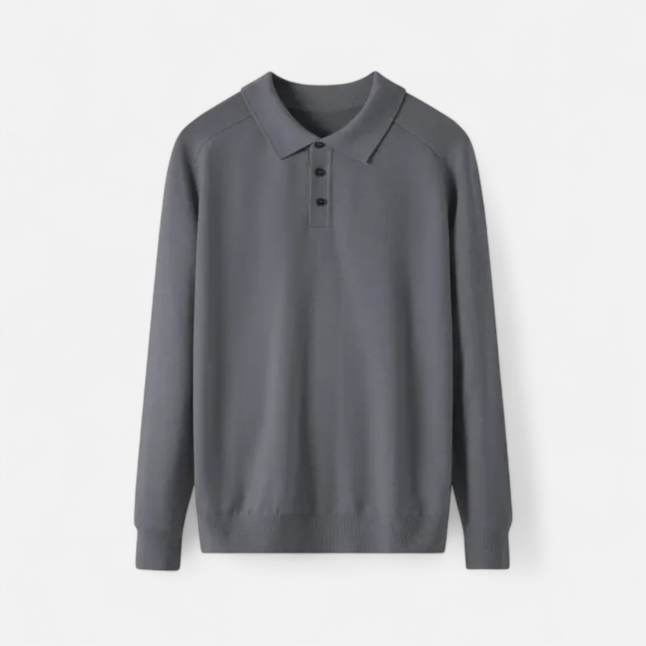Duvrier | Men’s Polo Collar Knitted Jumper