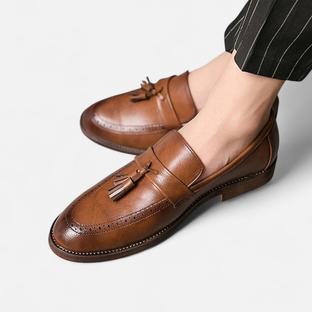 Duvrier | Men’s British Style Leather Loafers