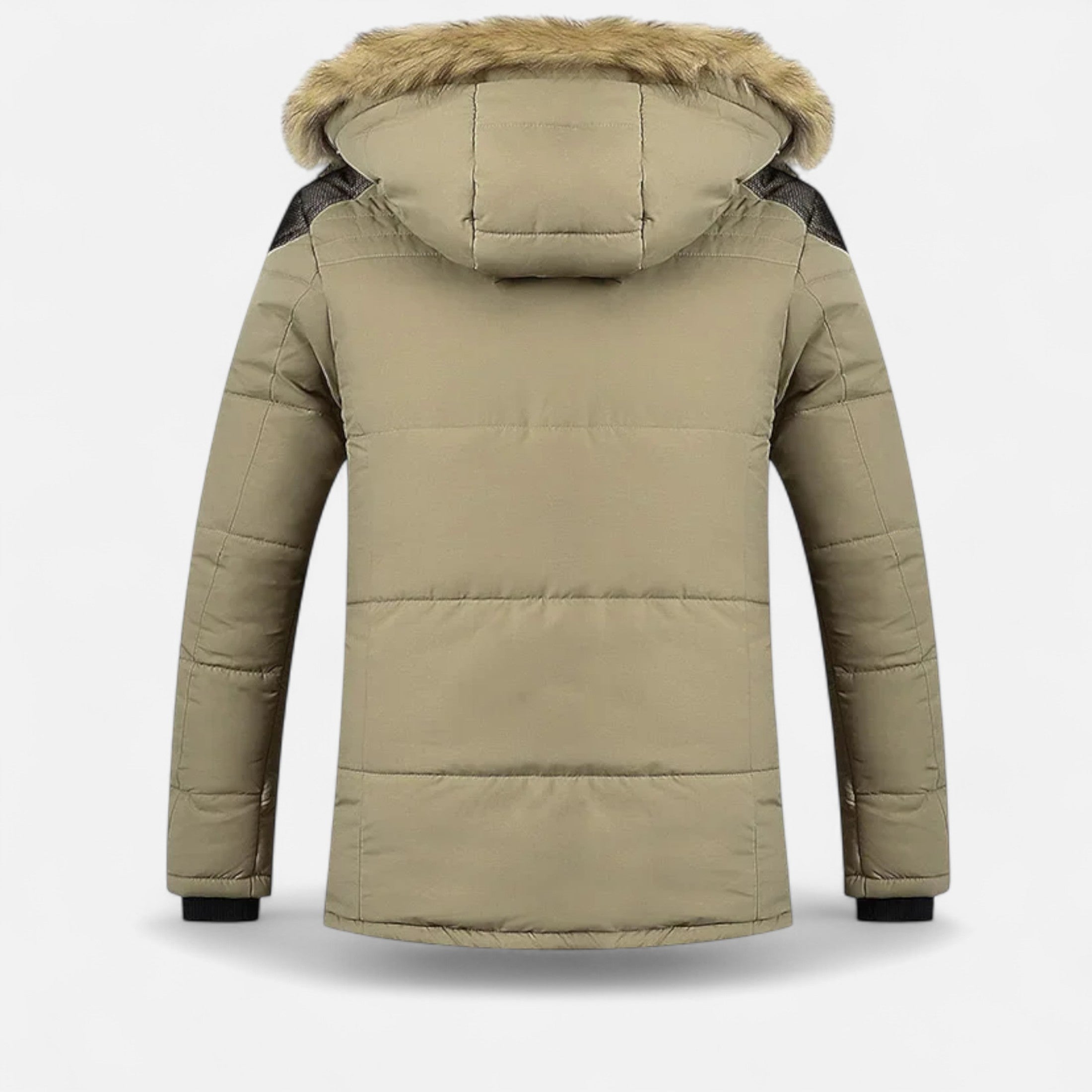 Duvrier | Men’s Hooded Fur Collar Winter Jacket