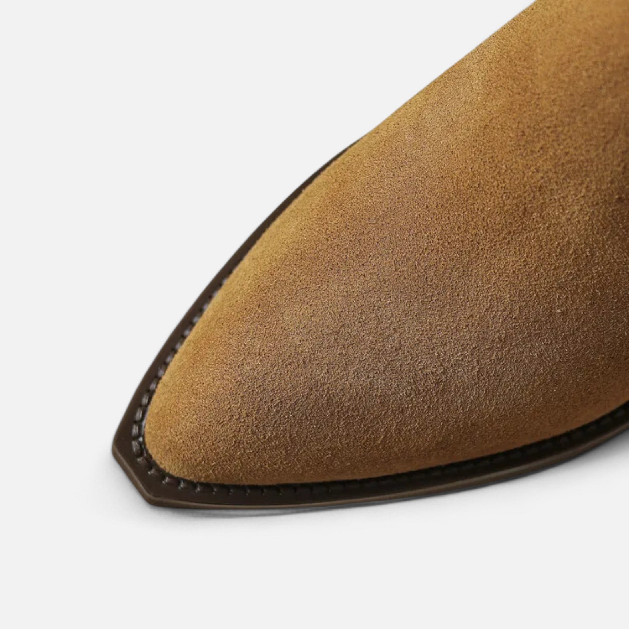 Duvrier | Women’s Suede Pointed Toe Ankle Boots