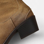 Duvrier | Women’s Suede Pointed Toe Ankle Boots