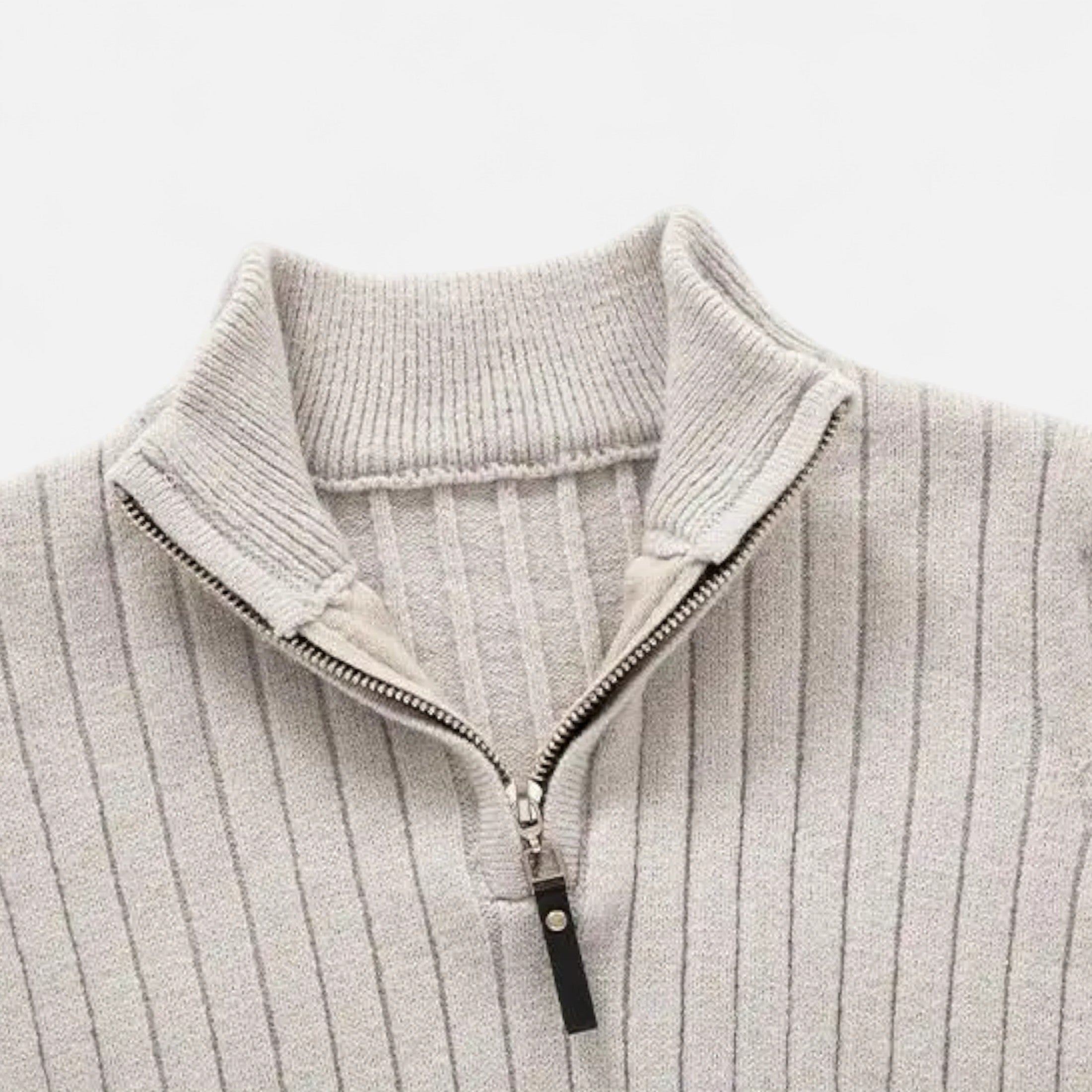 Duvrier | Men’s Half-Zip Stand Collar Jumper
