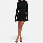 Duvrier | Women’s Long Sleeve Bodycon Mini Dress