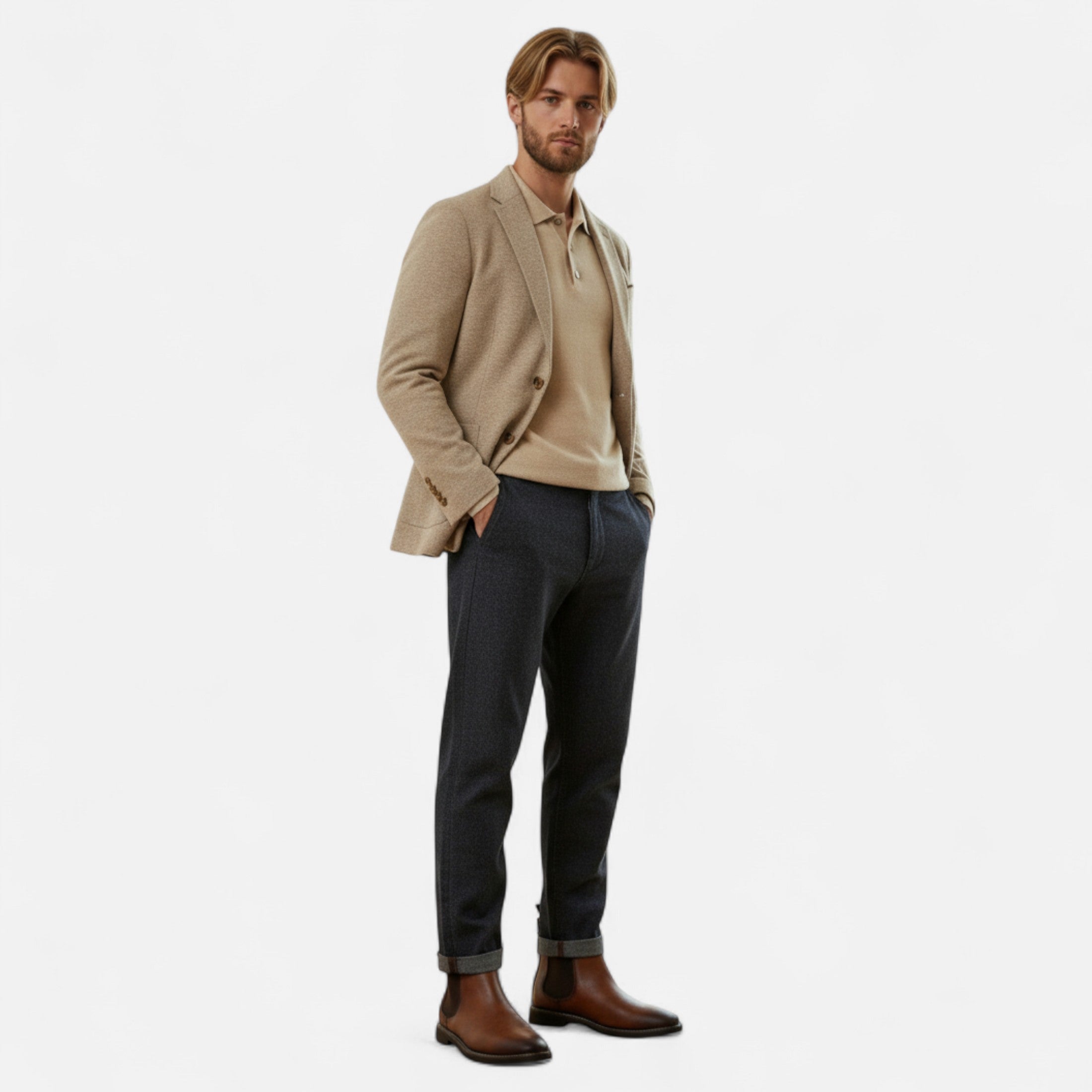 Duvrier | Men’s Leather Chelsea Ankle Boots