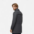 Duvrier | Men’s Double Collar Long Winter Jacket