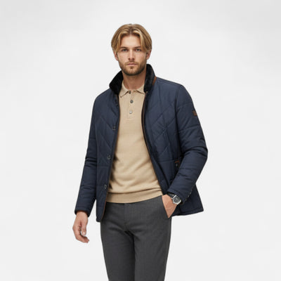 Duvrier | Men’s Fur Collar Padded Winter Jacket