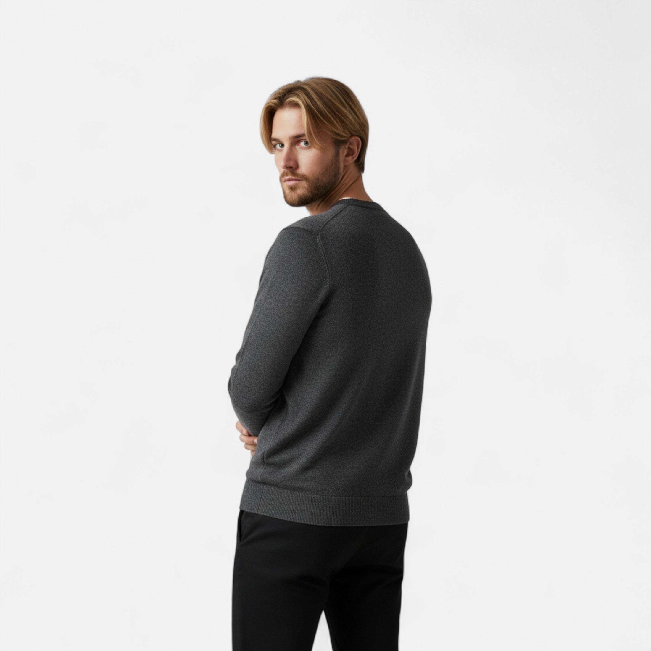 Duvrier | Men’s Merino Wool Crewneck Jumper
