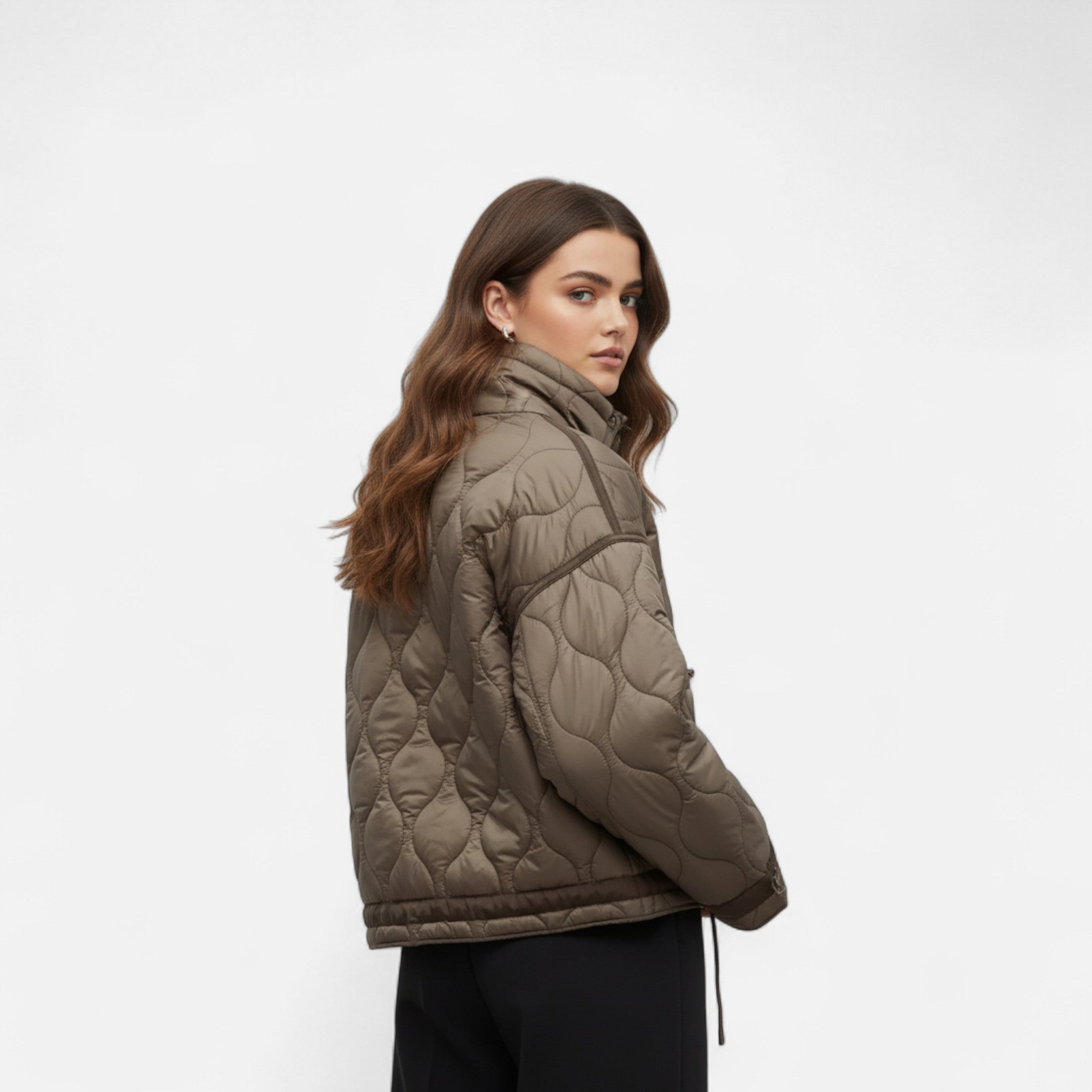 Duvrier | Women’s Classic Zipped Quilted Coat