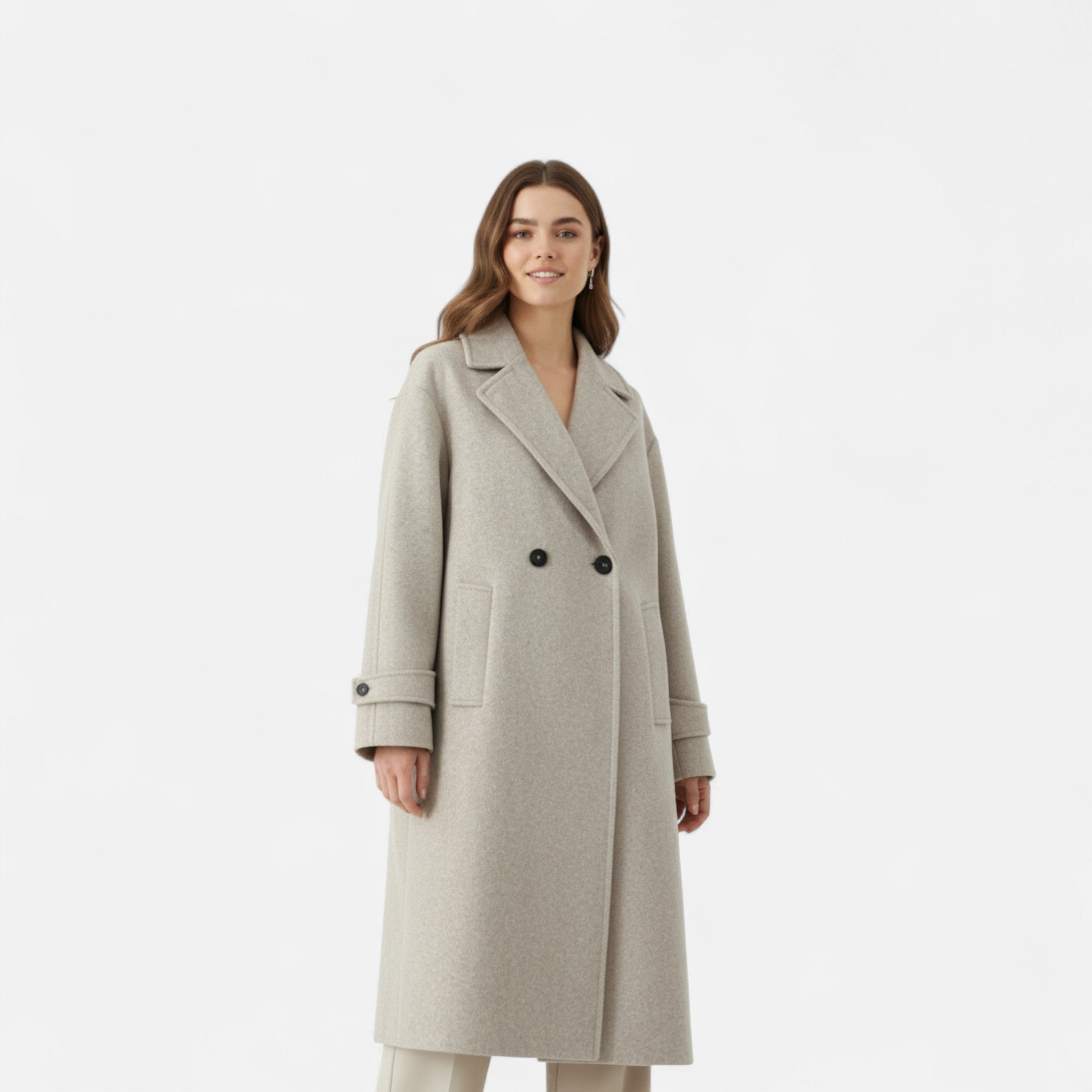 Duvrier | Women’s Double-Breasted Autumn Winter Coat